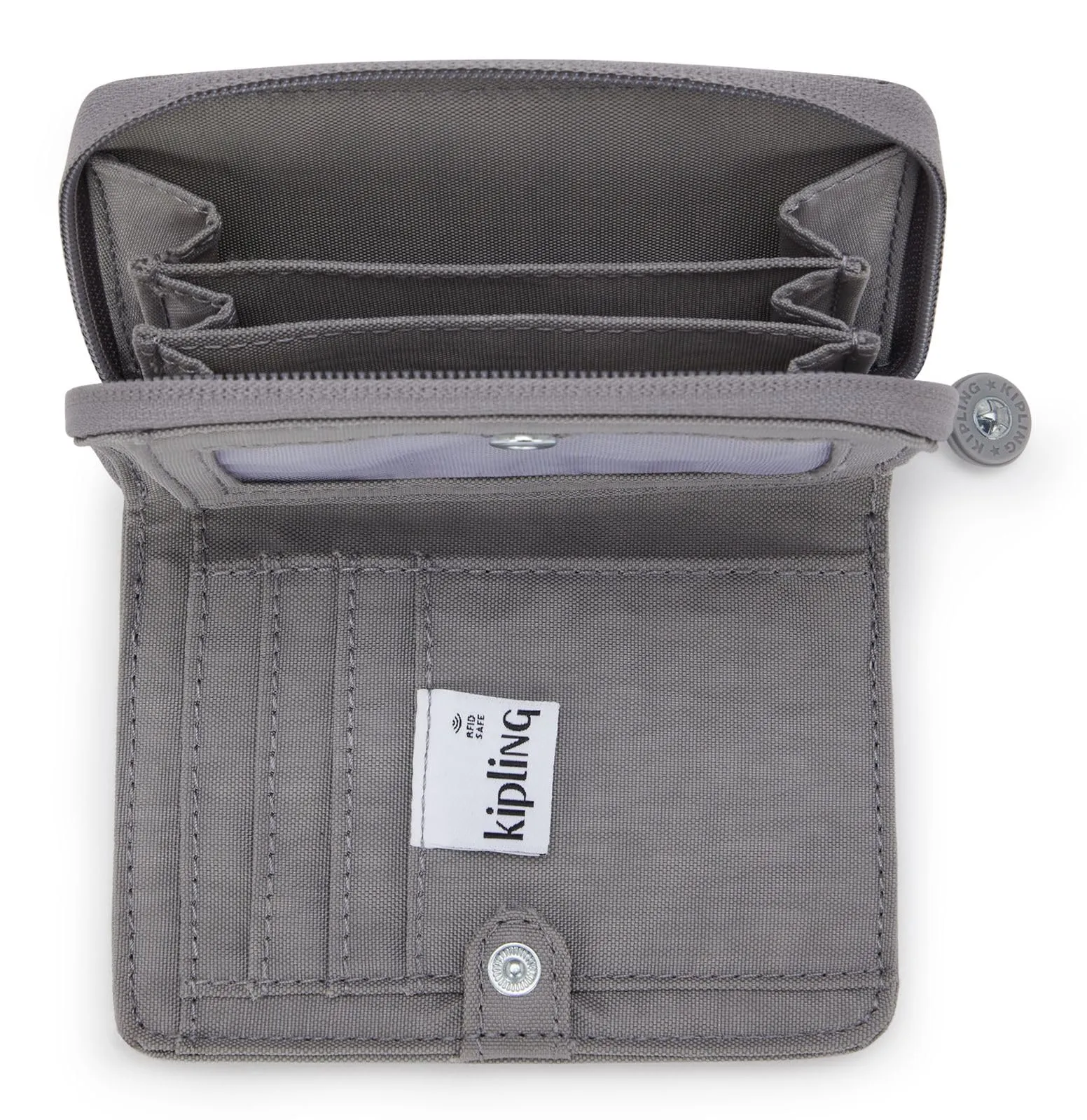 Kipling MONEY LOVE Portafoglio medio, Inviting Grey (Grigio) - immagine 2