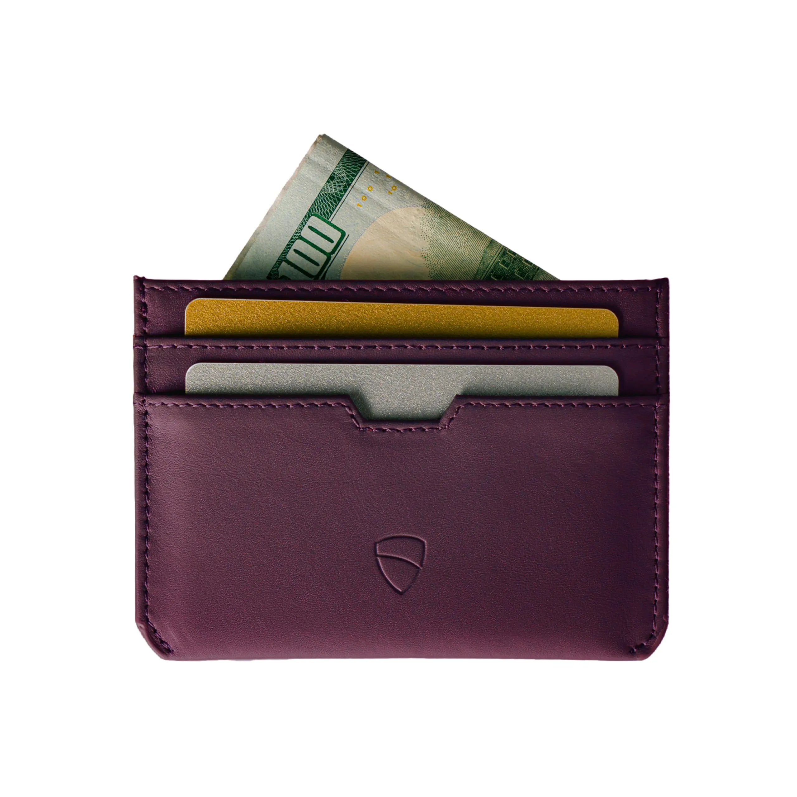 Vaultskin MOORGATE Porta Carte Uomo in Pelle con RFID, Mora - immagine 1