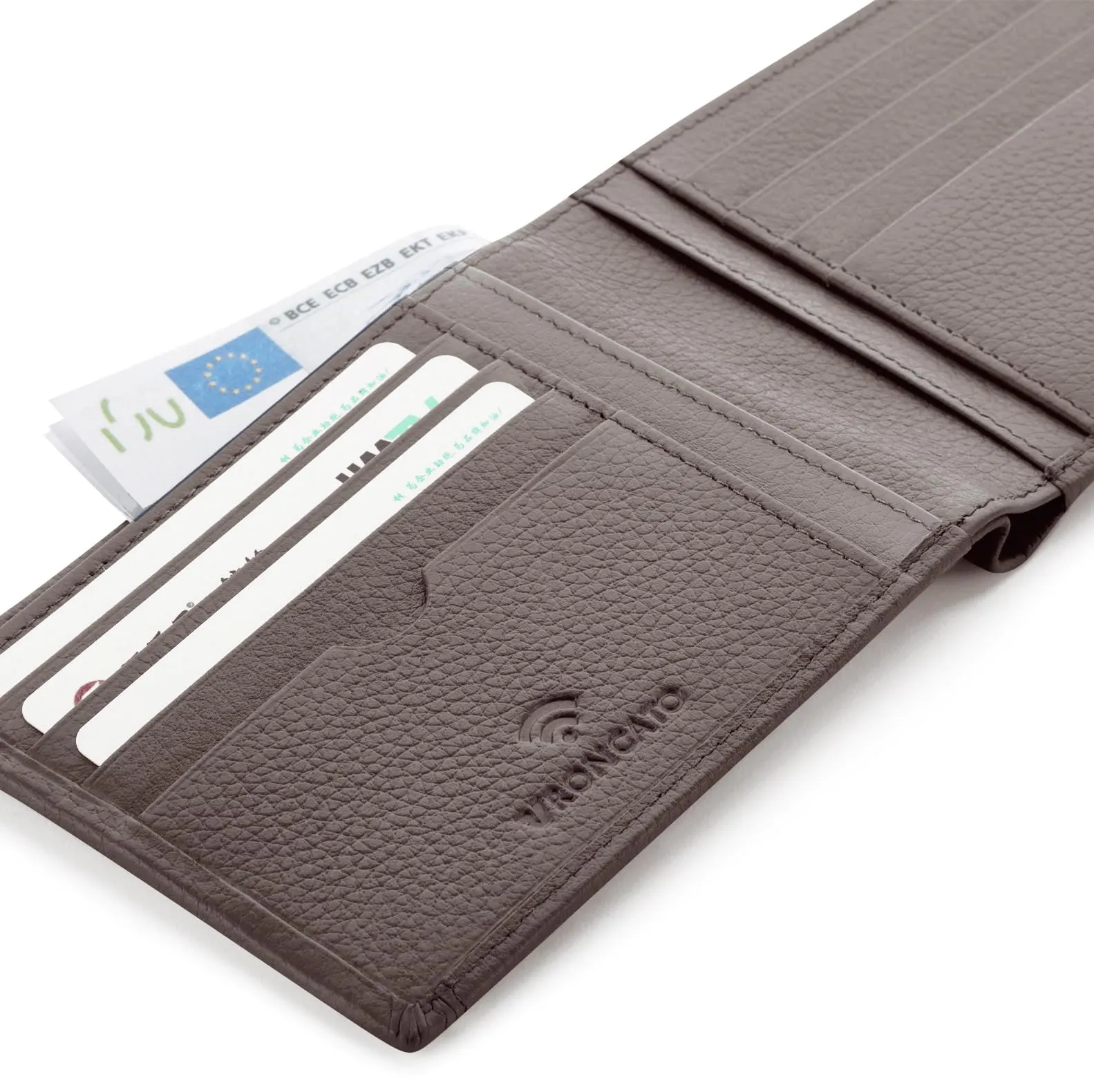 Roncato ALASKA Portafoglio uomo 13x9.5x1.5 cm - Mogano - immagine 3