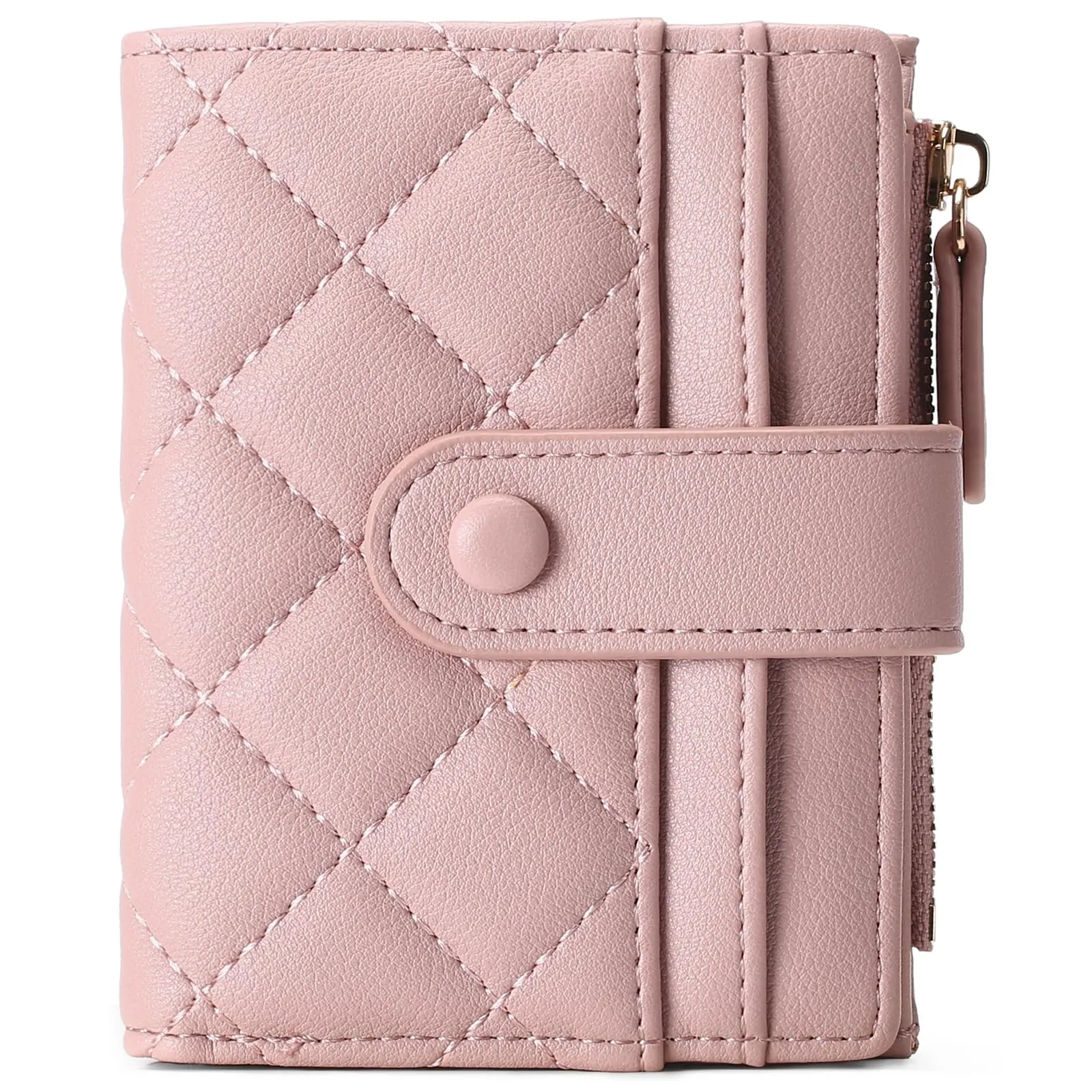 GAEKEAO Portafoglio Donna Slim, Portafogli Donna Piccolo con Protezione RFID, Portacarte Piccolo con ZIP, Porta Carte di Credito, con Tasca Portamonete e Contanti Borsellino Regalo Donne - immagine 6