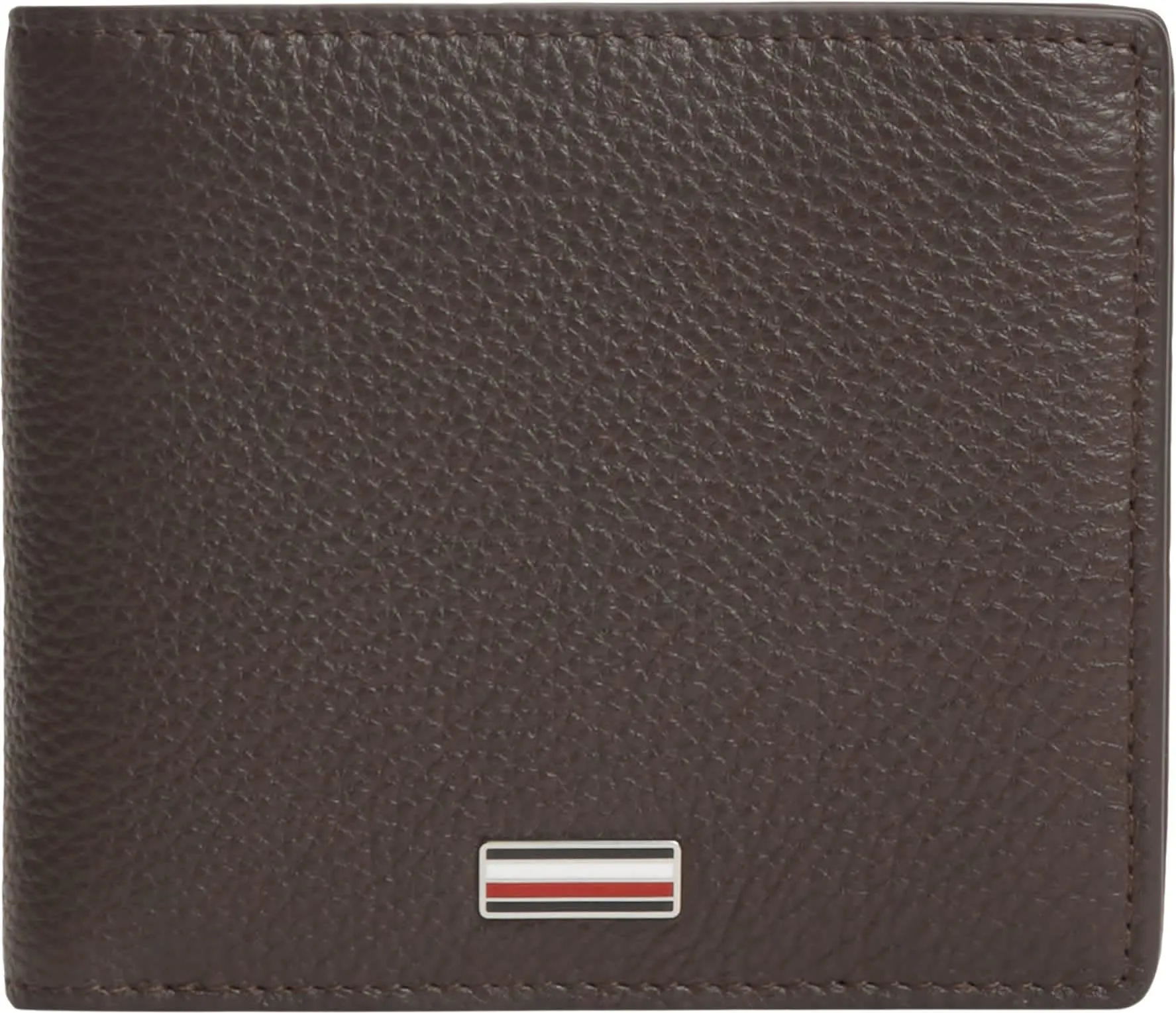 Tommy Hilfiger Uomo Borsello Central Flap And Coin in Pelle, Marrone (Coffee Bean), Taglia Unica - immagine 1