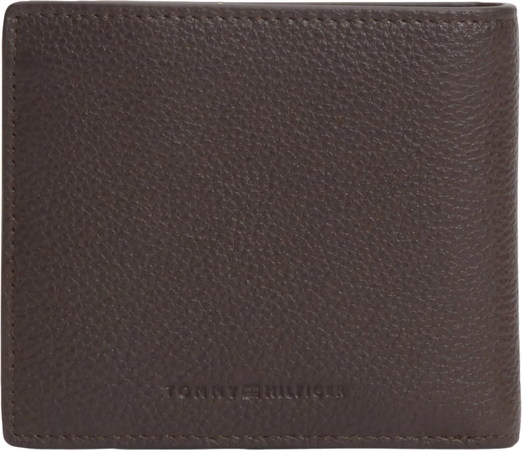 Tommy Hilfiger Uomo Borsello Central Flap And Coin in Pelle, Marrone (Coffee Bean), Taglia Unica - immagine 3