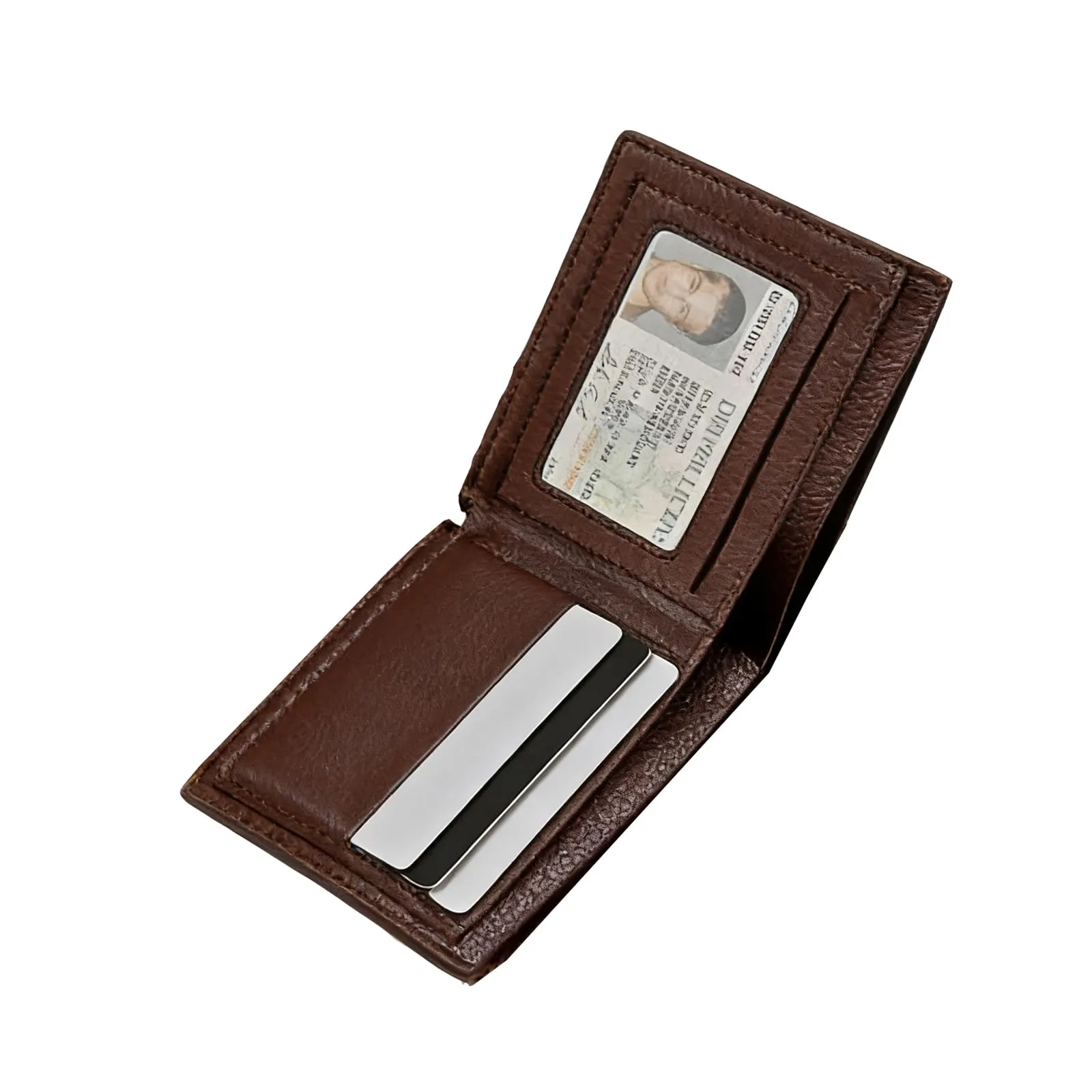 LUFFLOK Portafoglio Slim in Pelle PU, Portafoglio per Porta Carte - immagine 1