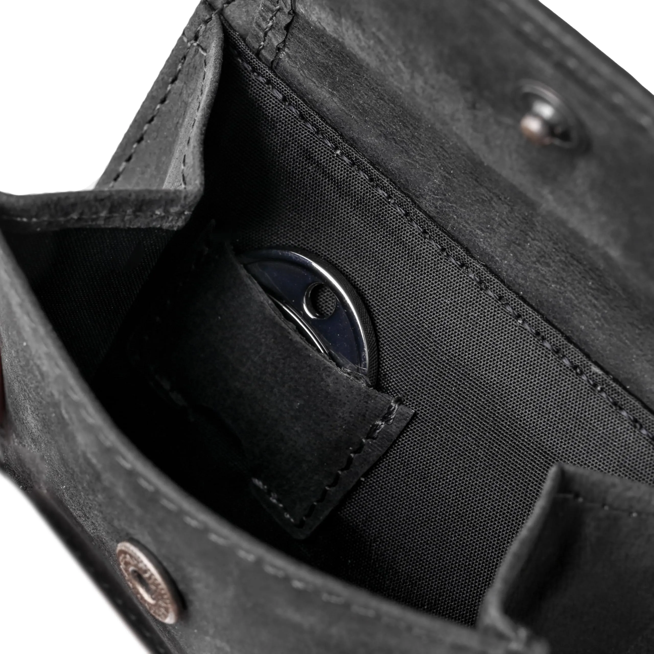 Berliner Bags Portafoglio Hamburg Uomo Piccolo Slim in Pelle e Portamonete - immagine 6