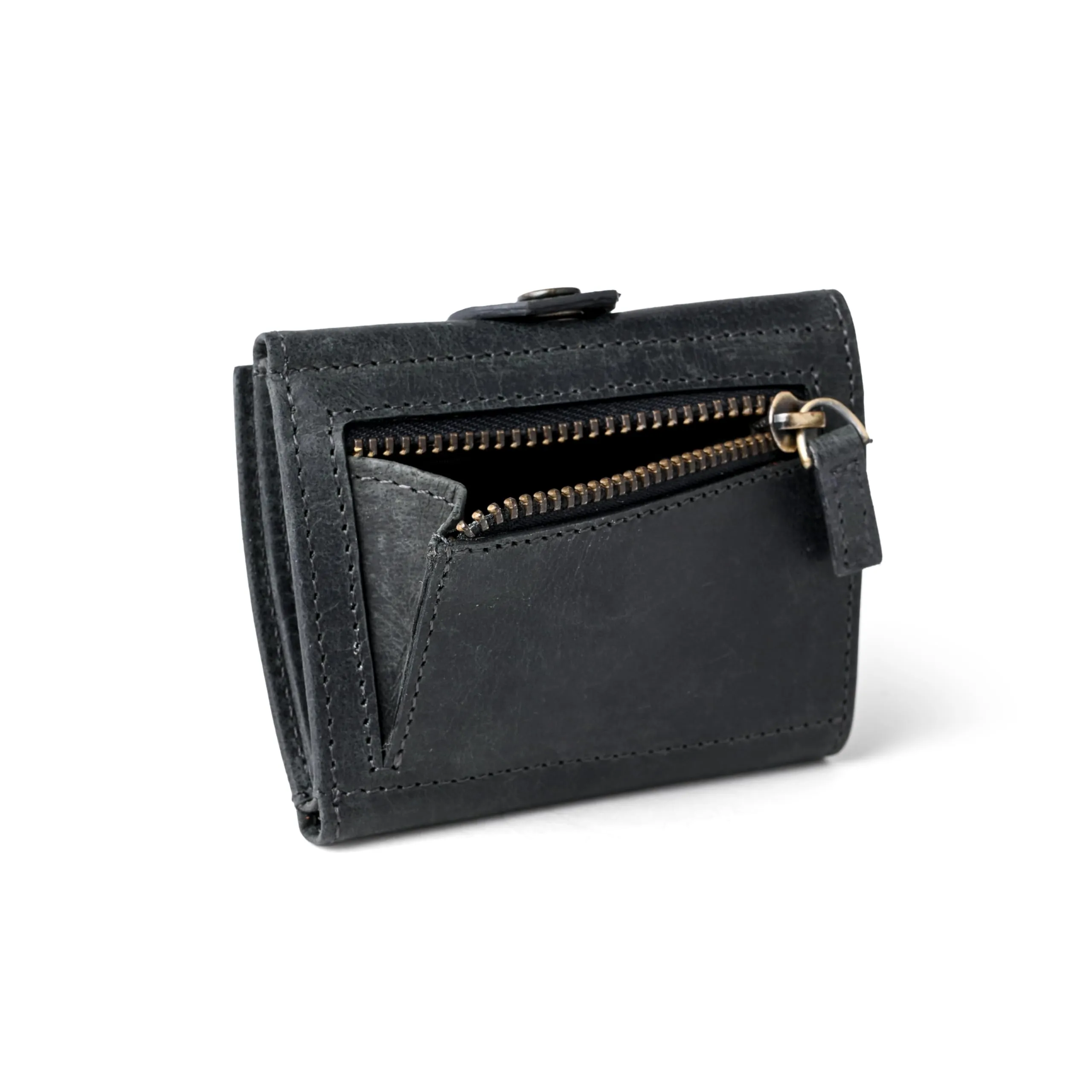 Berliner Bags Portafoglio Hamburg Uomo Piccolo Slim in Pelle e Portamonete - immagine 5