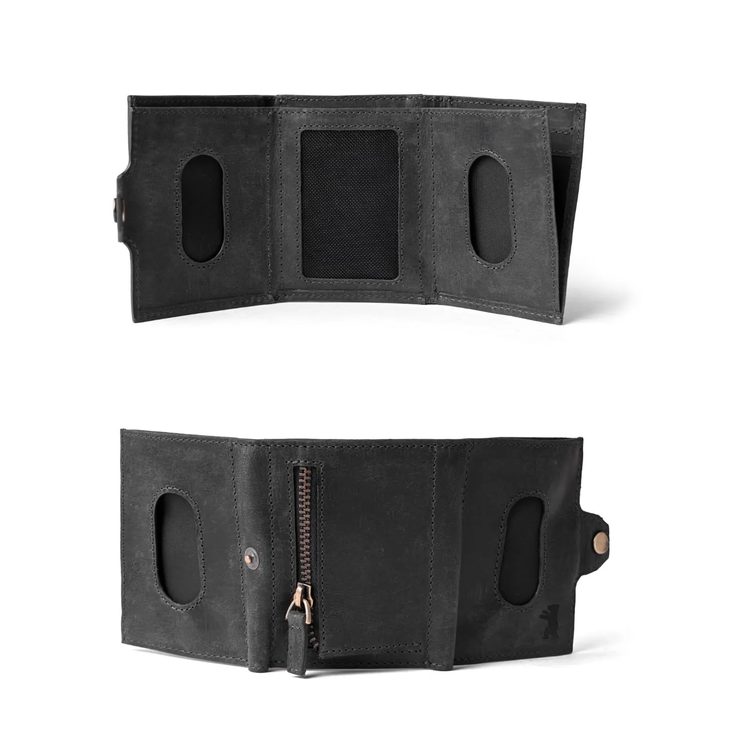 Berliner Bags Portafoglio Hamburg Uomo Piccolo Slim in Pelle e Portamonete - immagine 8