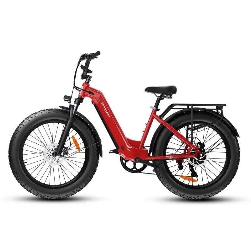 Bicicletta Elettrica Bodywel D9 750W 48V15Ah Pneumatici 26 Pollici Rossa - immagine 1