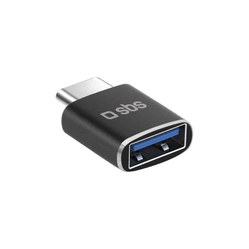Adattatore USB-C a USB-A SBS Nero - immagine 1
