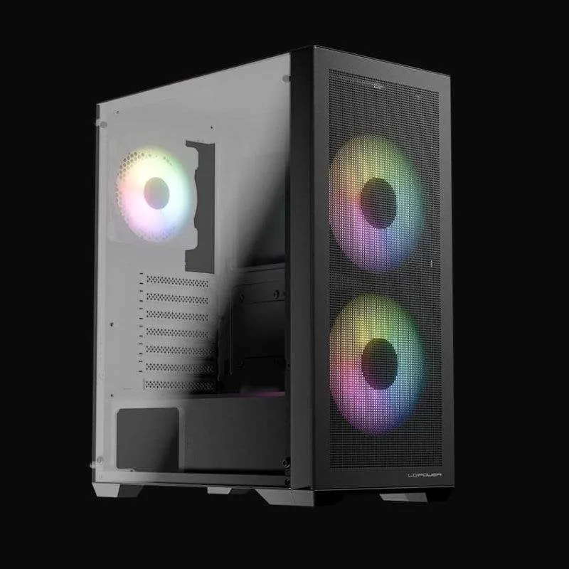 Case PC Gaming LC-Power Gaming 717B Meshwork_L Dark Midi-Tower ARGB - immagine 1