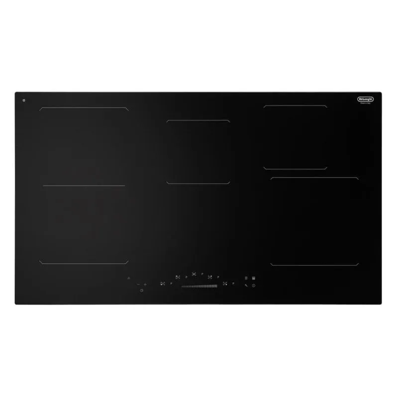 Piastra a induzione De'Longhi PIN 95 90 cm 5 zone integrata nera - immagine 1
