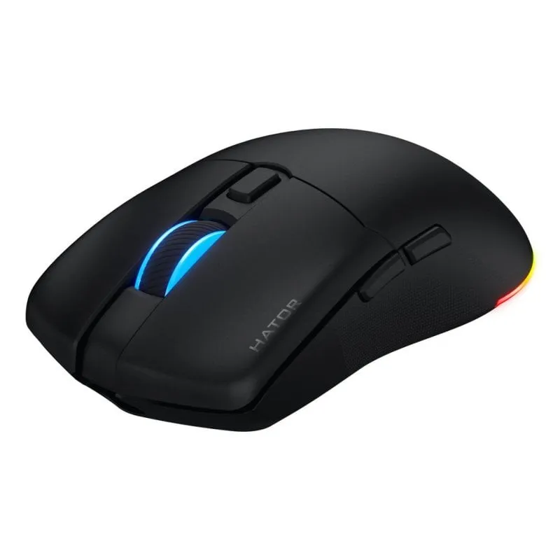 Mouse HATOR Pulsar 4 Gaming 2,4 GHz Bluetooth USB-C 16000 DPI Nero - immagine 1