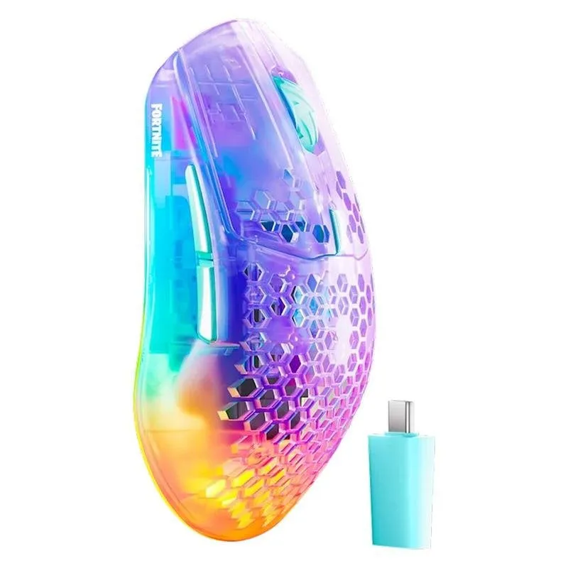 Mouse SteelSeries Aerox 3 Gen.2 Bluetooth/RF 26000 DPI Fortnite Edition RGB - immagine 1