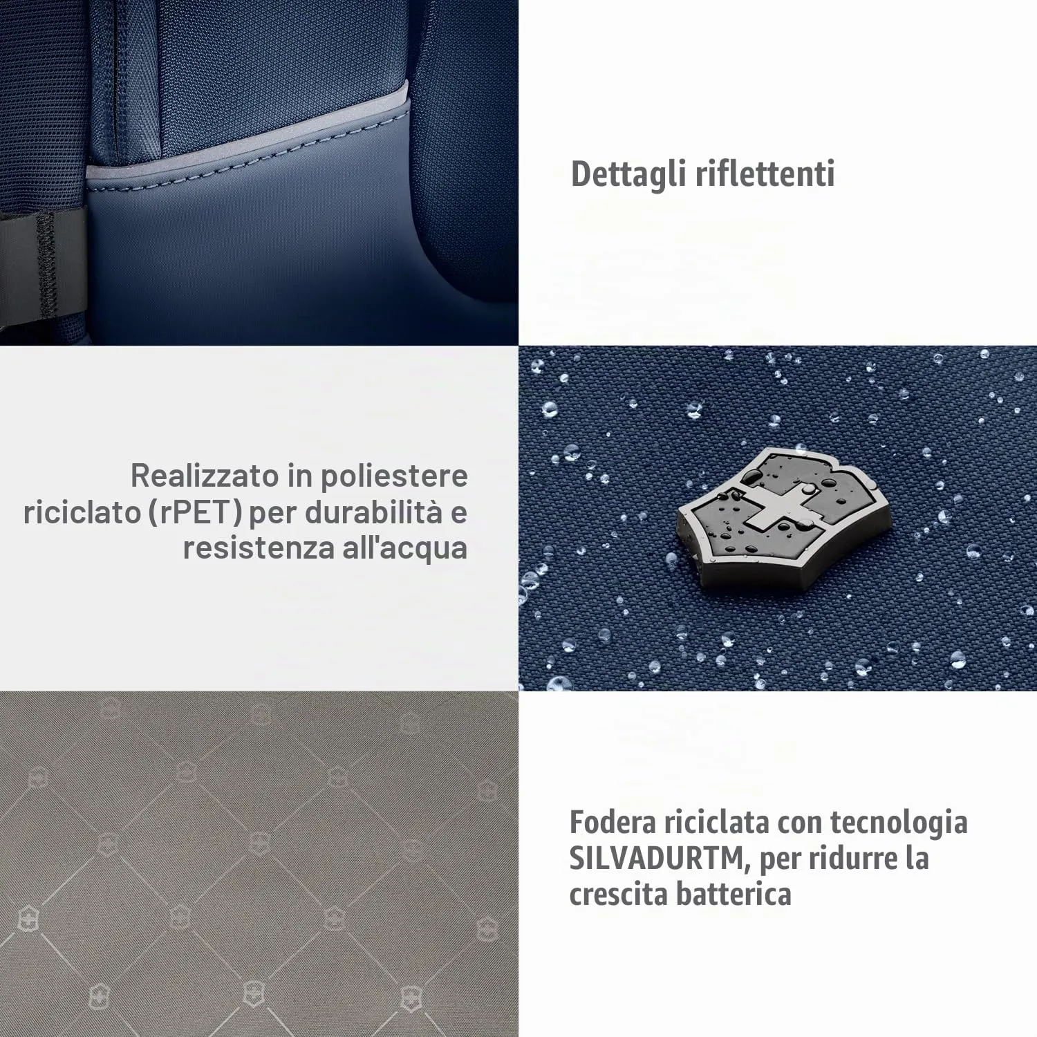 Victorinox Altmont Modern Belt Bag, Borsa da Cintura con Tasca per Cellulare, Marsupio, Accessorio da viaggio, Sicuro, Sottile, Uomo/Donna, Blu - immagine 6