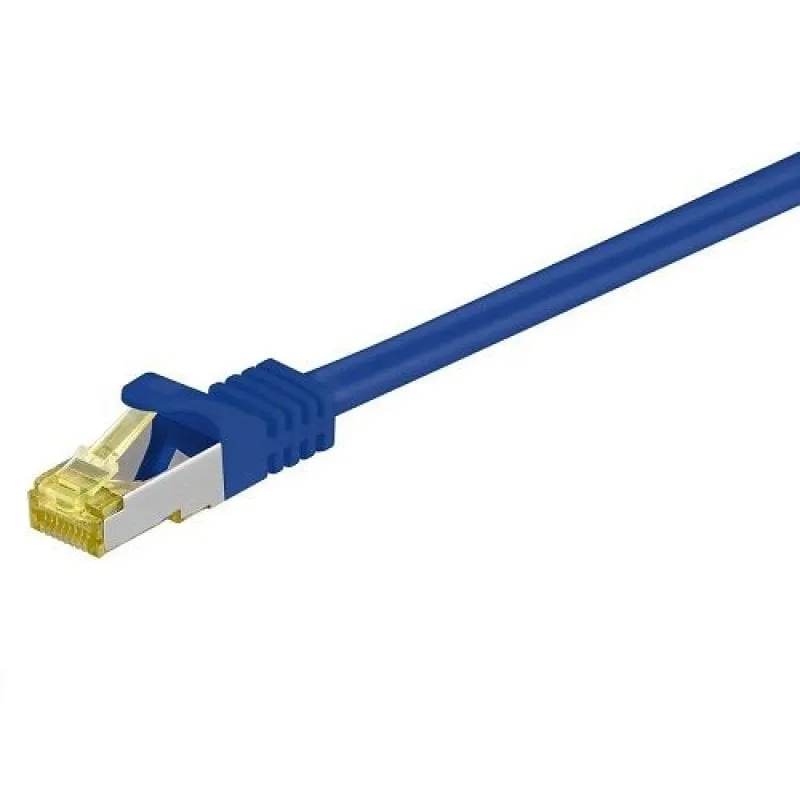 Cavo di rete Goobay SFTP CAT7 blu 0,5 m - immagine 1
