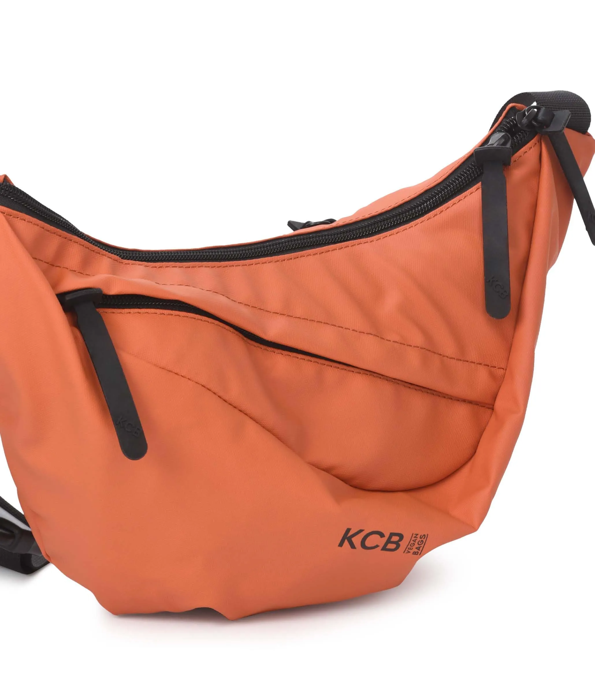 Marsupio grande KCB Skid, stile urbano e funzionale, scomparto doppio con cerniera e tasca posteriore sicura, design comodo e pratico, manico regolabile, 100% vegano, Caldera, Grande, Casual - immagine 2