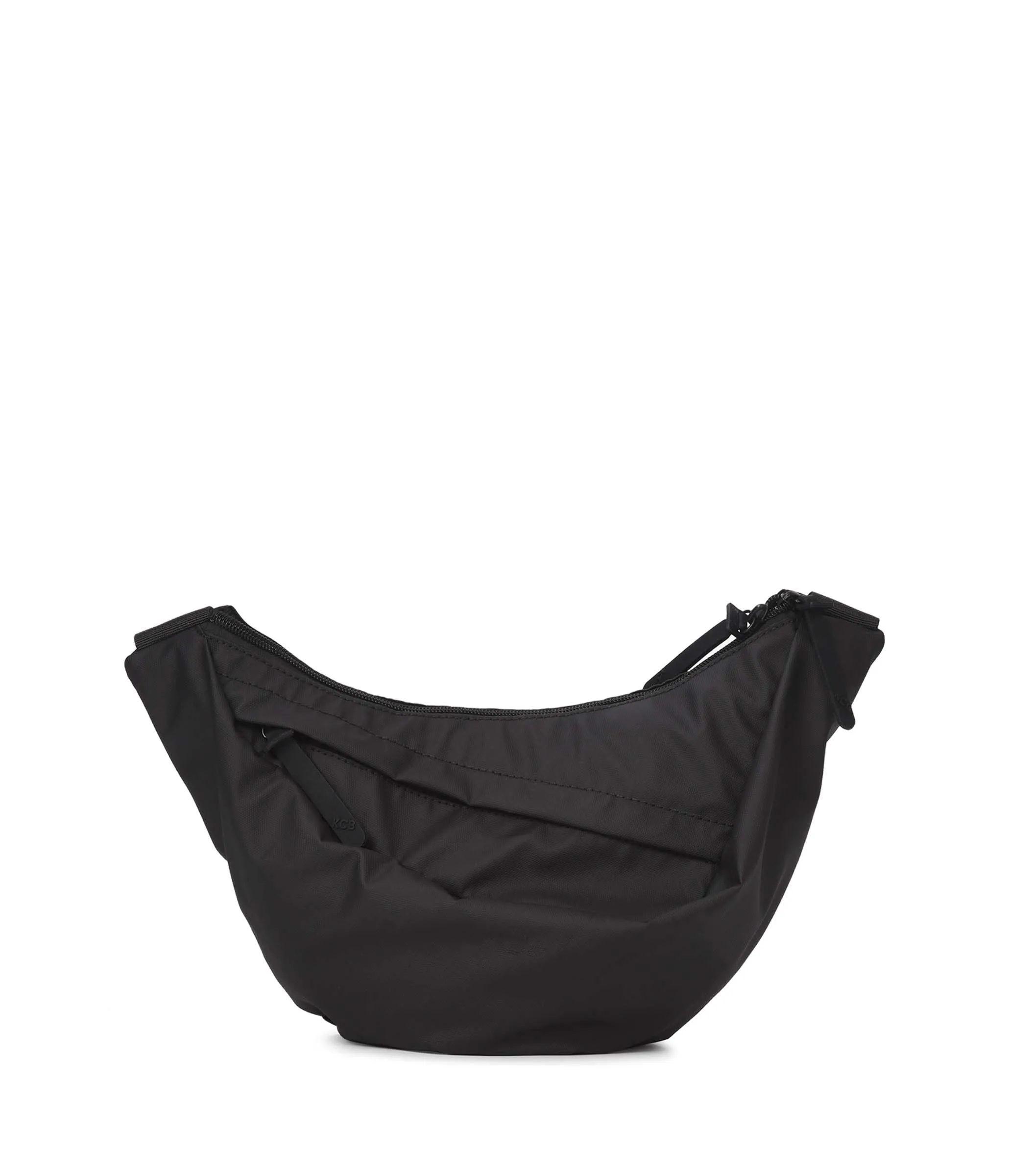 Marsupio grande KCB Skid, stile urbano e funzionale, scomparto doppio con cerniera e tasca posteriore sicura, design comodo e pratico, manico regolabile, 100% vegano, Nero , Grande, Casual - immagine 1