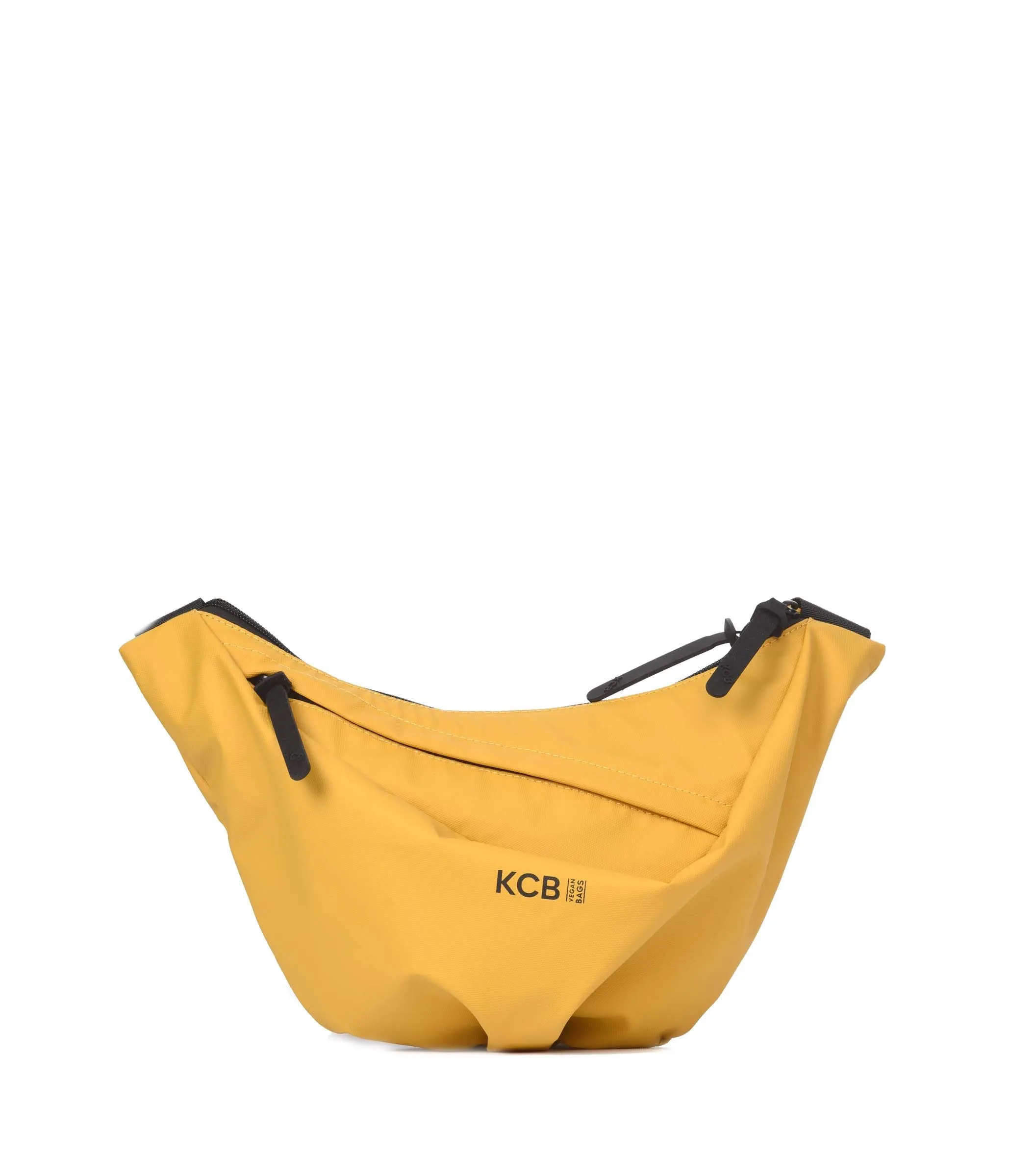 Marsupio grande KCB Skid, stile urbano e funzionale, scomparto doppio con cerniera e tasca posteriore sicura, design comodo e pratico, manico regolabile, 100% vegano, Mostarda, Grande, Casual - immagine 1