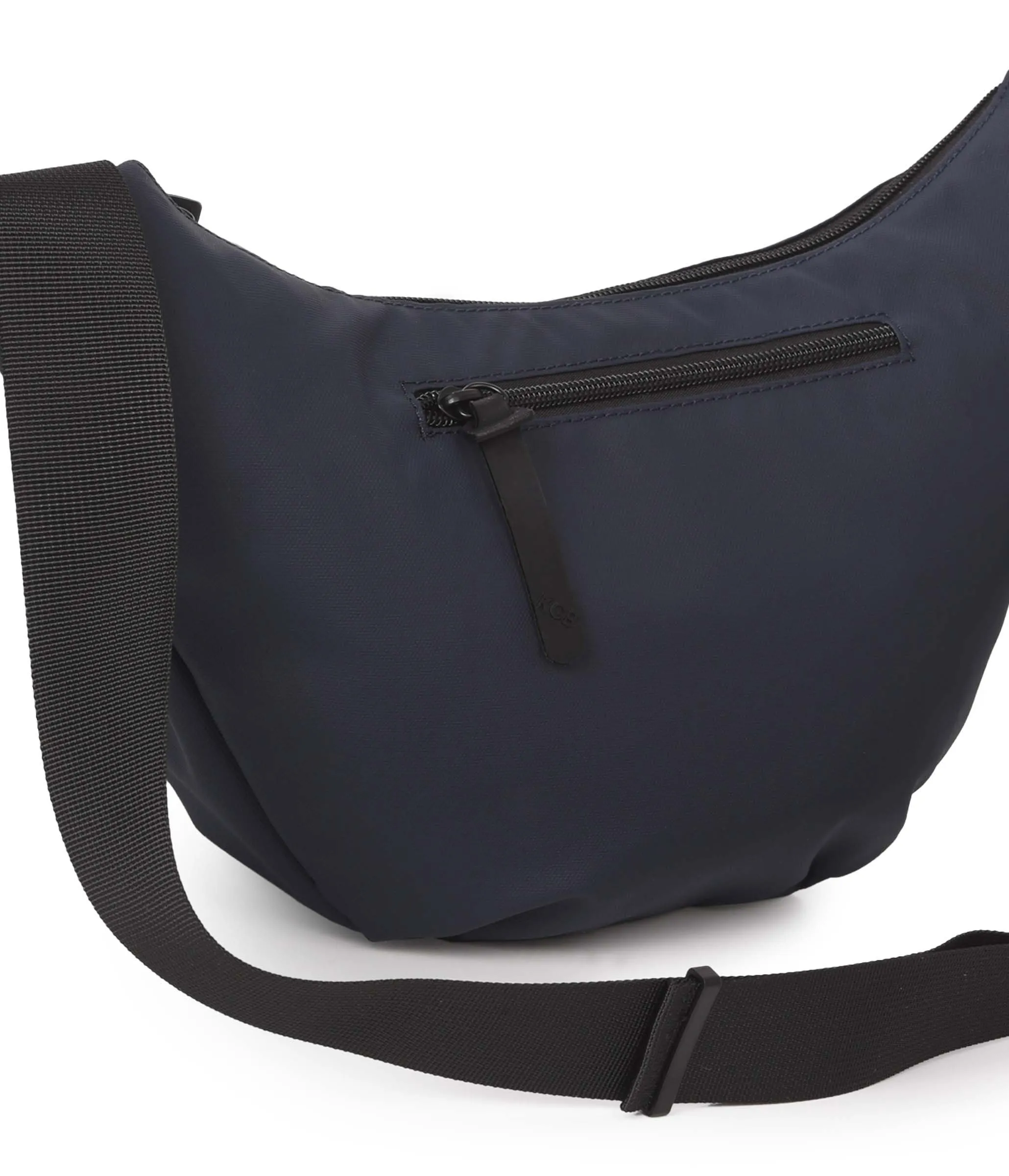 Marsupio grande KCB Skid, stile urbano e funzionale, scomparto doppio con cerniera e tasca posteriore sicura, design comodo e pratico, manico regolabile, 100% vegano, blu, Grande, Casual - immagine 3