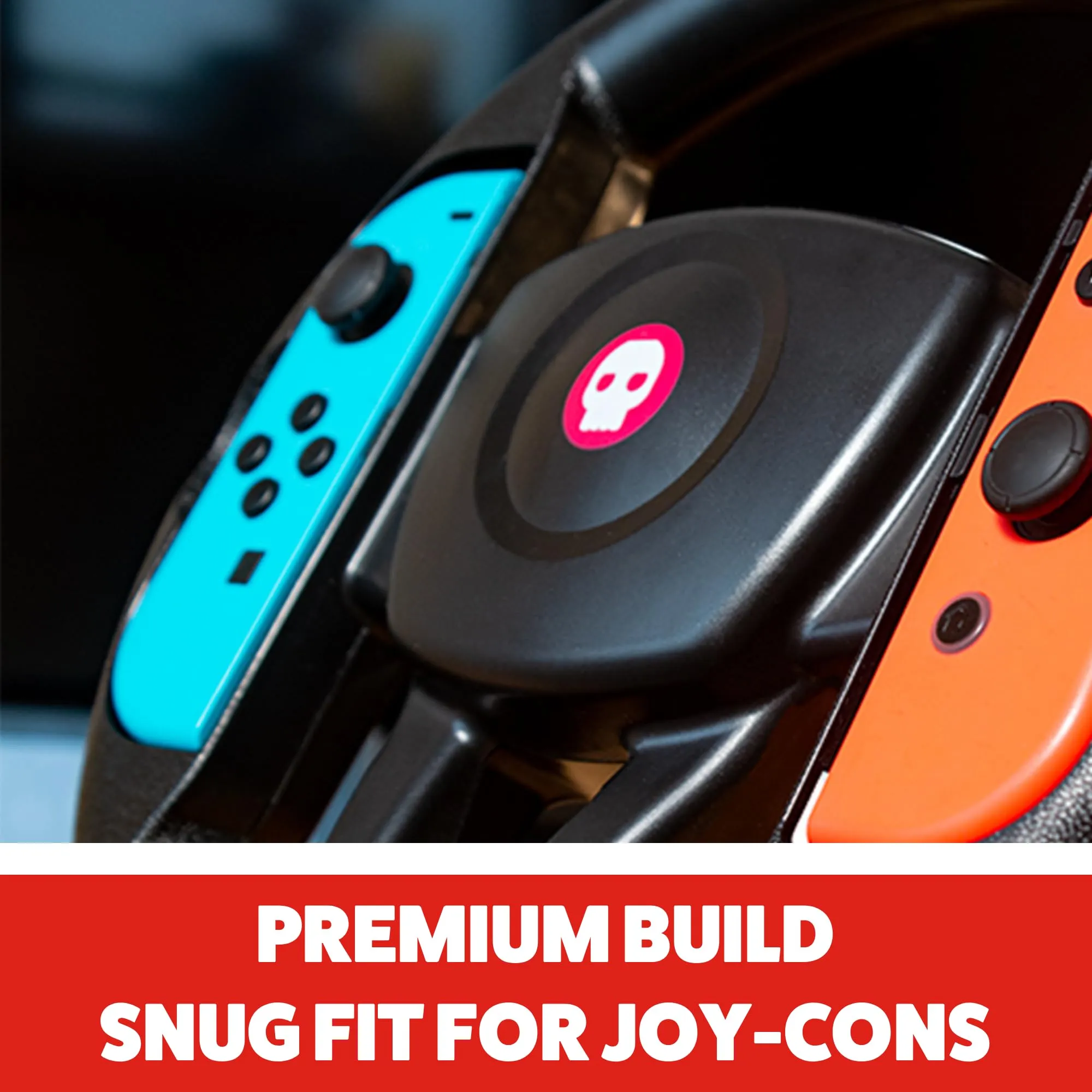 Numskull Supporto da Tavolo con Volante Joy-Con per Nintendo Switch & OLED – Accessorio Volante da Corsa - immagine 3