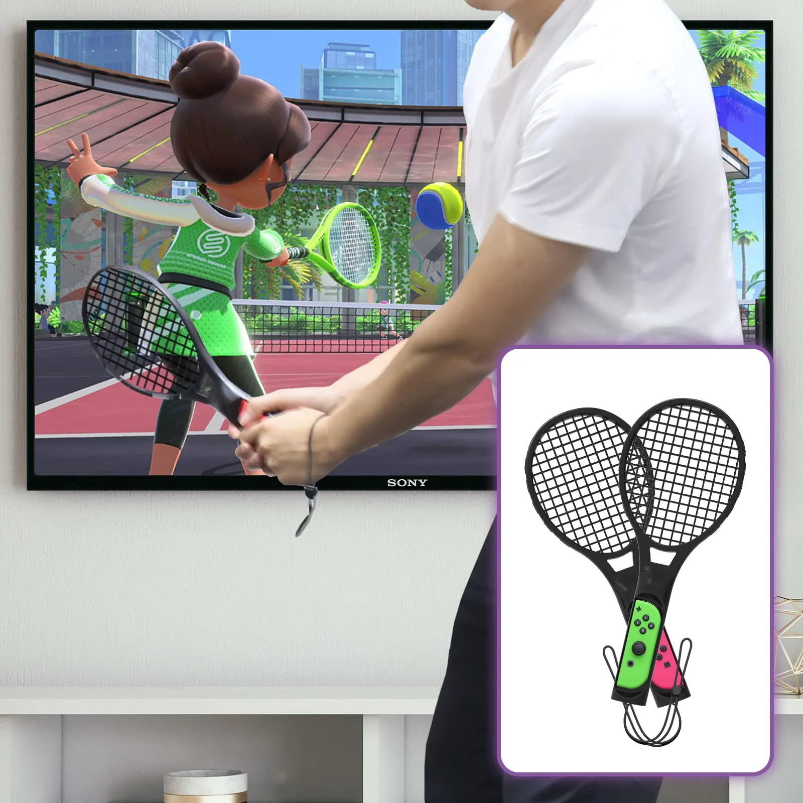 2024 Switch Kit di accessori per Nintendo Switch - 12 in 1 Family Party Pack Set di accessori per il gioco Kit per Nintendo Switch e giochi sportivi OLED - immagine 2