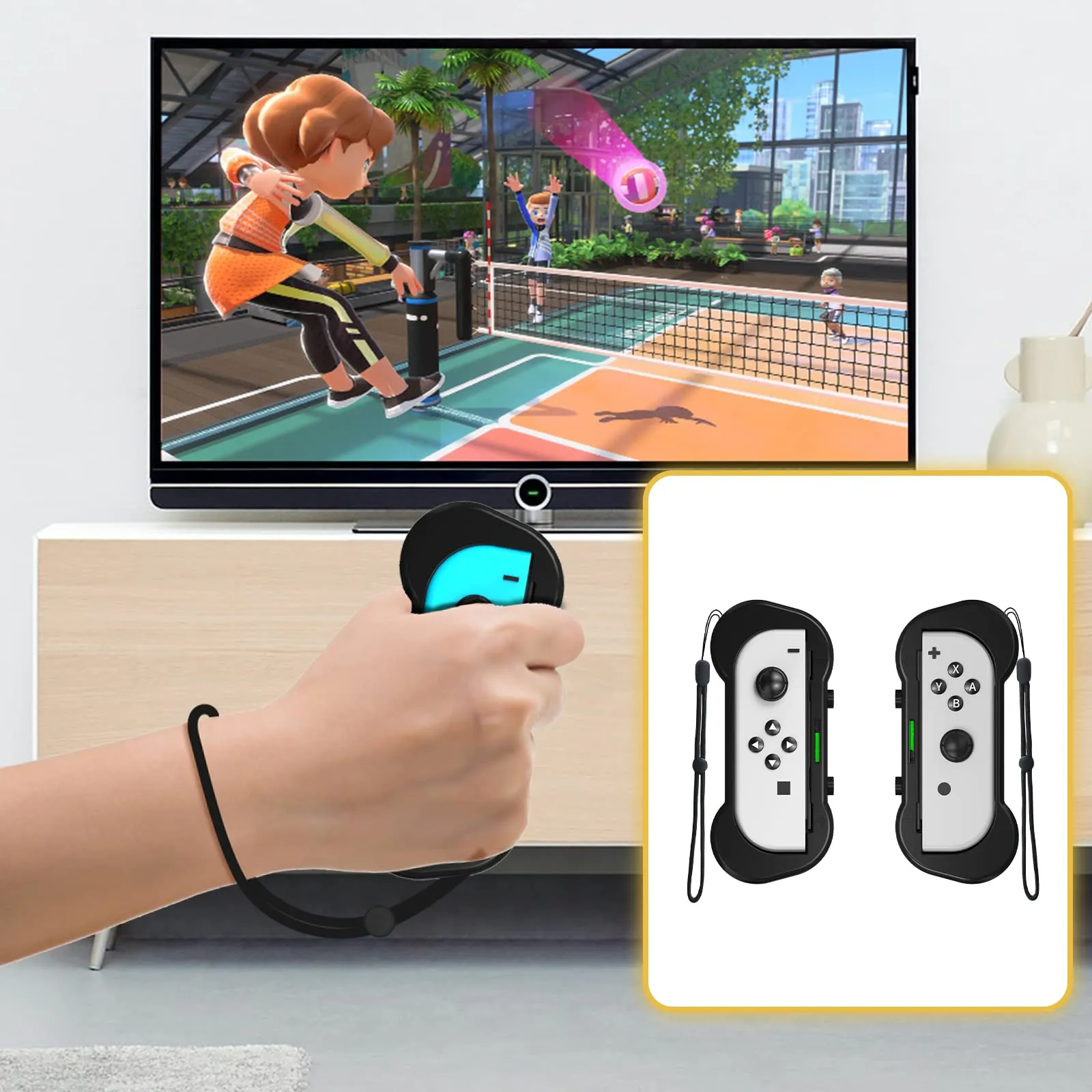 2024 Switch Kit di accessori per Nintendo Switch - 12 in 1 Family Party Pack Set di accessori per il gioco Kit per Nintendo Switch e giochi sportivi OLED - immagine 3