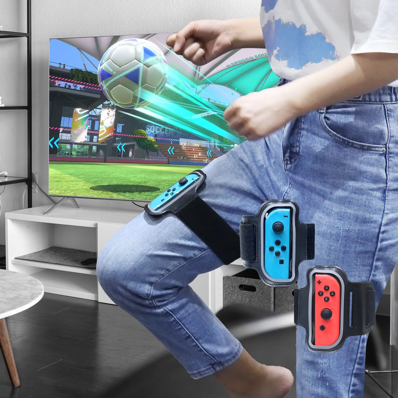 2024 Switch Kit di accessori per Nintendo Switch - 12 in 1 Family Party Pack Set di accessori per il gioco Kit per Nintendo Switch e giochi sportivi OLED - immagine 6