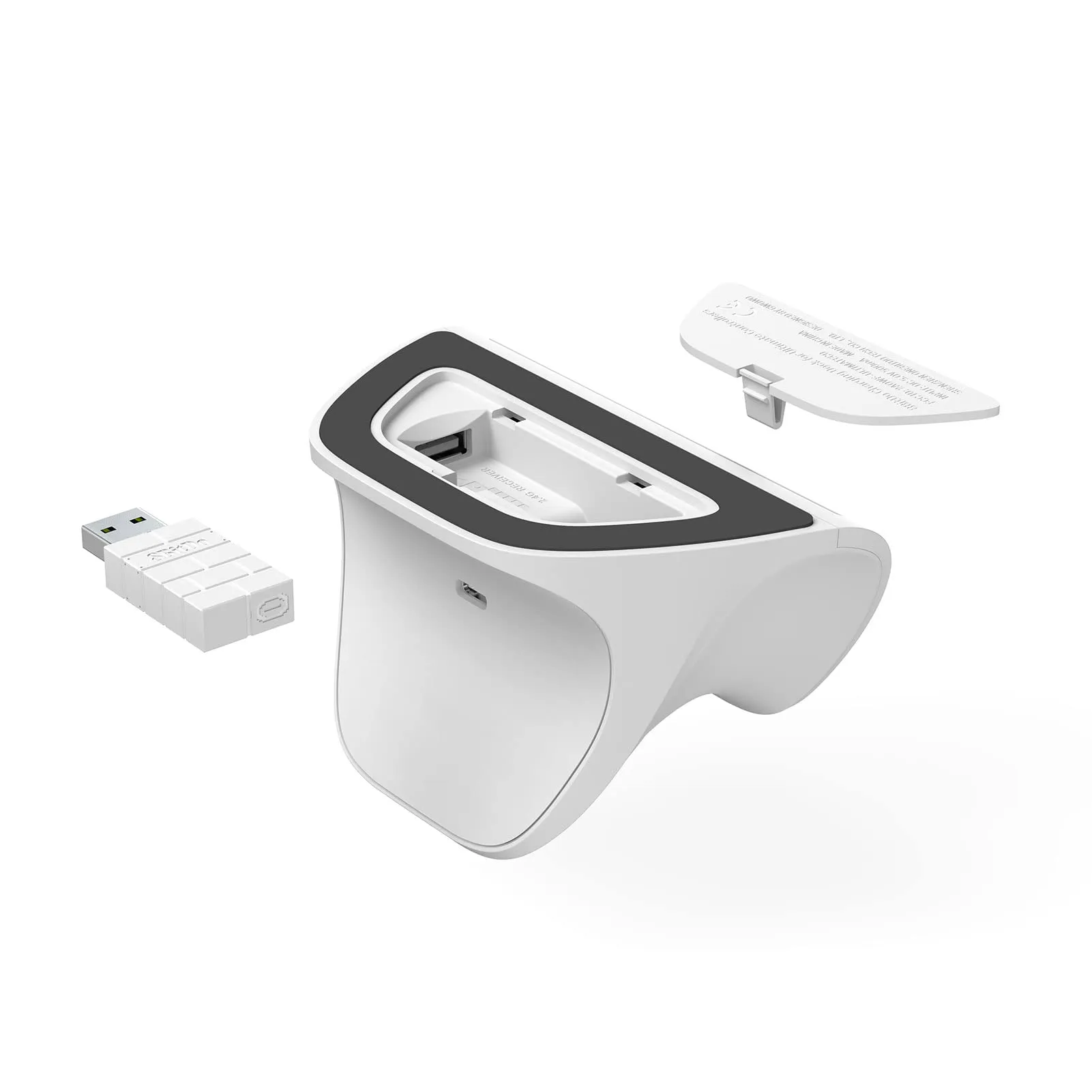 8BitDo Ultimate Bluetooth & 2.4g Controller with Charging Dock for Switch and Windows - White - immagine 2
