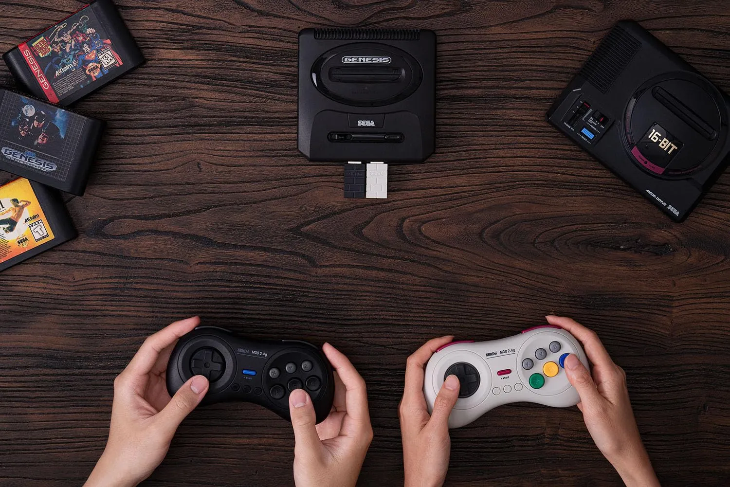 8Bitdo M30 2.4G Wireless Gamepad for SEGA Mega Drive Mini and Switch with 6-Button - immagine 6