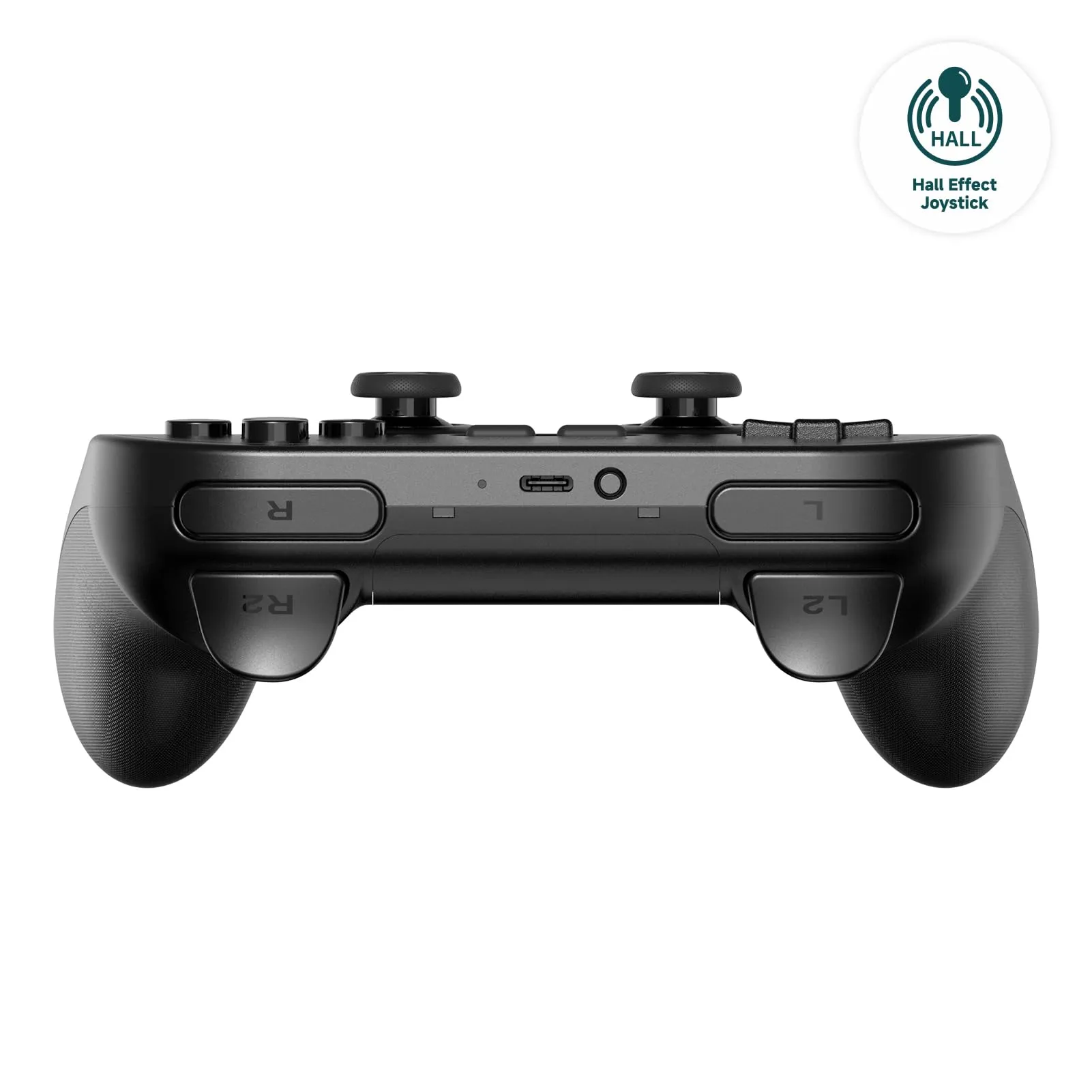 8Bitdo Pro 2 Bluetooth Controller for Switch, Hall Effect Joystick Update, Wireless Gaming Controller for Switch, PC, Android, and Steam Deck & Apple (Black Edition) - immagine 2