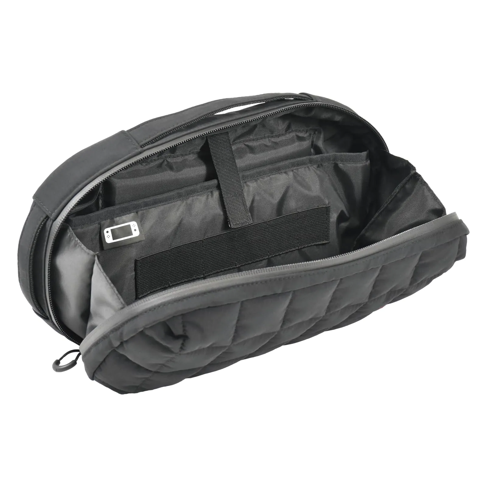 HORI Borsa Imbottita Puff Pouch (Nera) – Borsa per il trasporto e la protezione della Nintendo Switch 2 – Licenza Ufficiale Nintendo - immagine 2