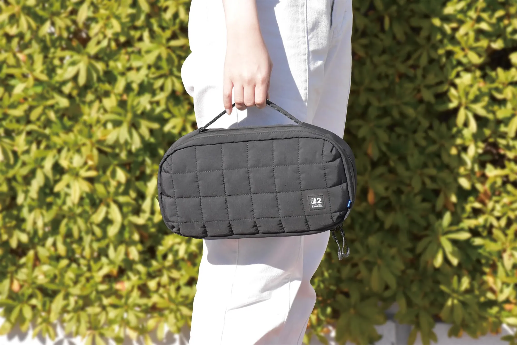 HORI Borsa Imbottita Puff Pouch (Nera) – Borsa per il trasporto e la protezione della Nintendo Switch 2 – Licenza Ufficiale Nintendo - immagine 3