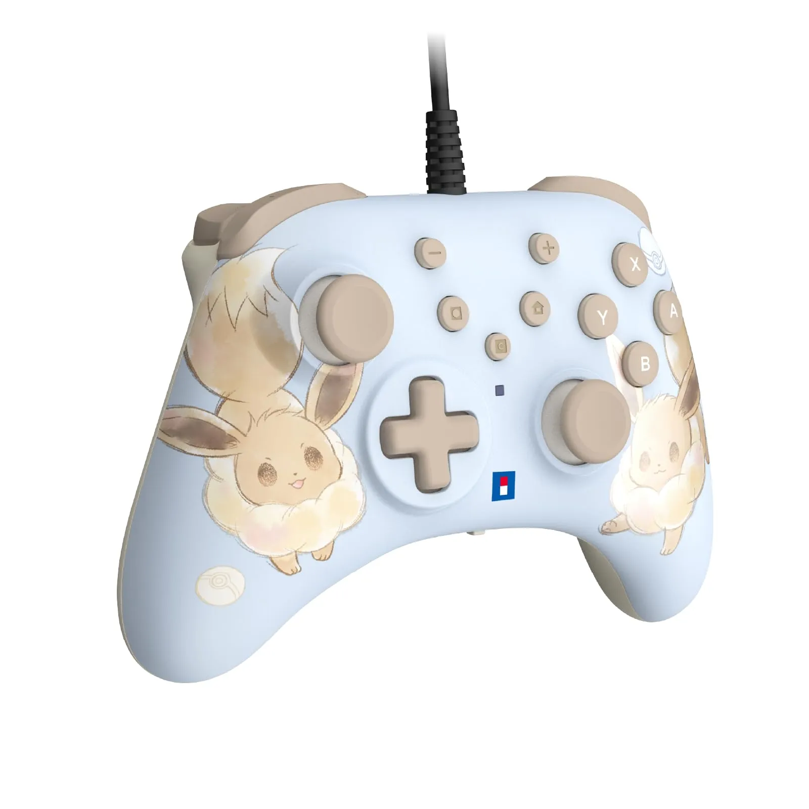 Hori HORIPAD Turbo (Eevee) Cottage Core - Controller cablato per Nintendo Switch 2, Switch e PC - Licenza Ufficiale Nintendo e The Pokémon Company International - immagine 3