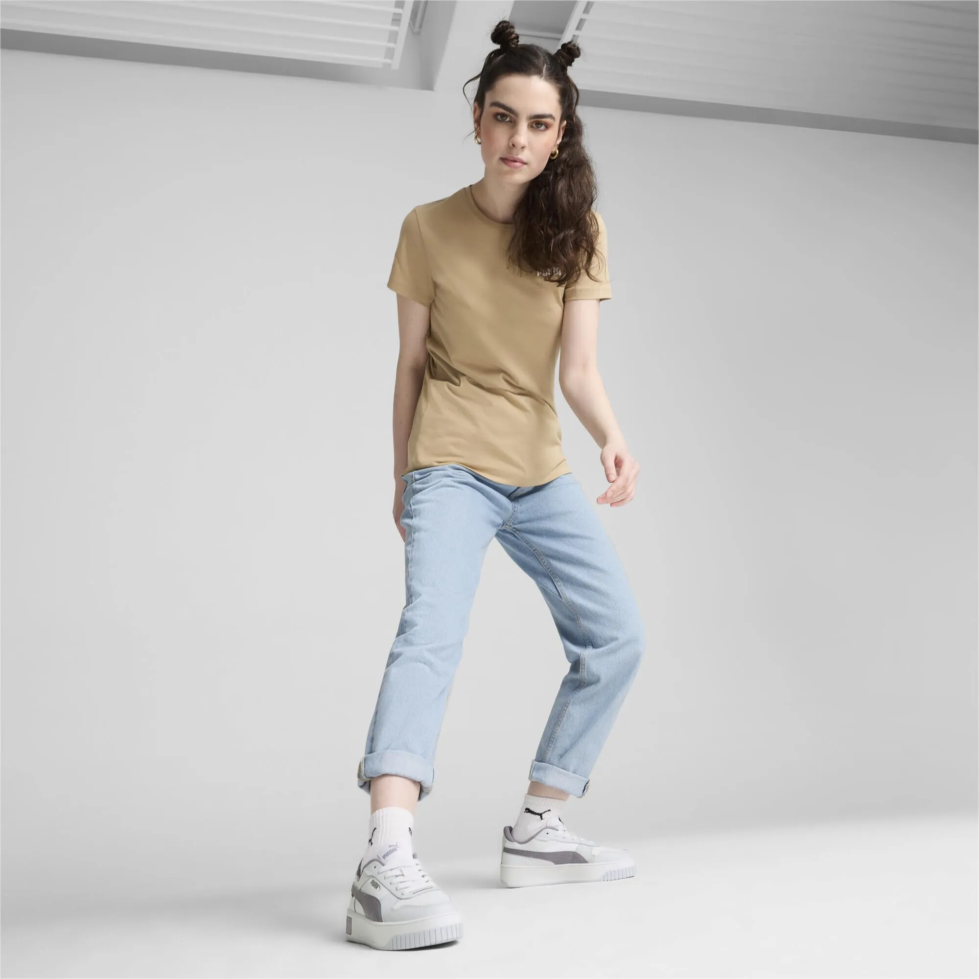 PUMA Women CARINA STREET Sneaker, PUMA WHITE-PALE PLUM-SILVER MIST, 36 EU - immagine 2