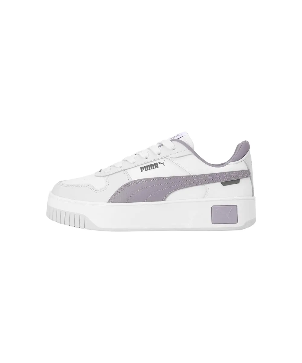 PUMA Women CARINA STREET Sneaker, PUMA WHITE-PALE PLUM-SILVER MIST, 36 EU - immagine 3