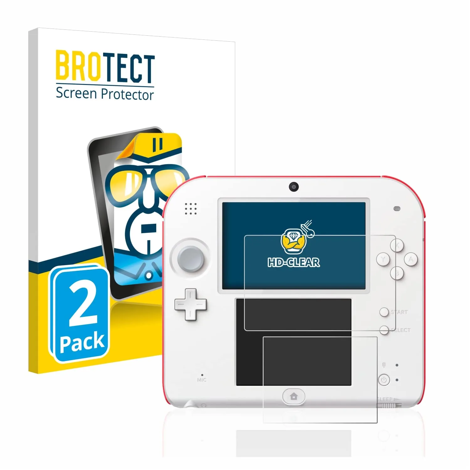 BROTECT Pellicola Protettiva per Nintendo 2DS - immagine 1
