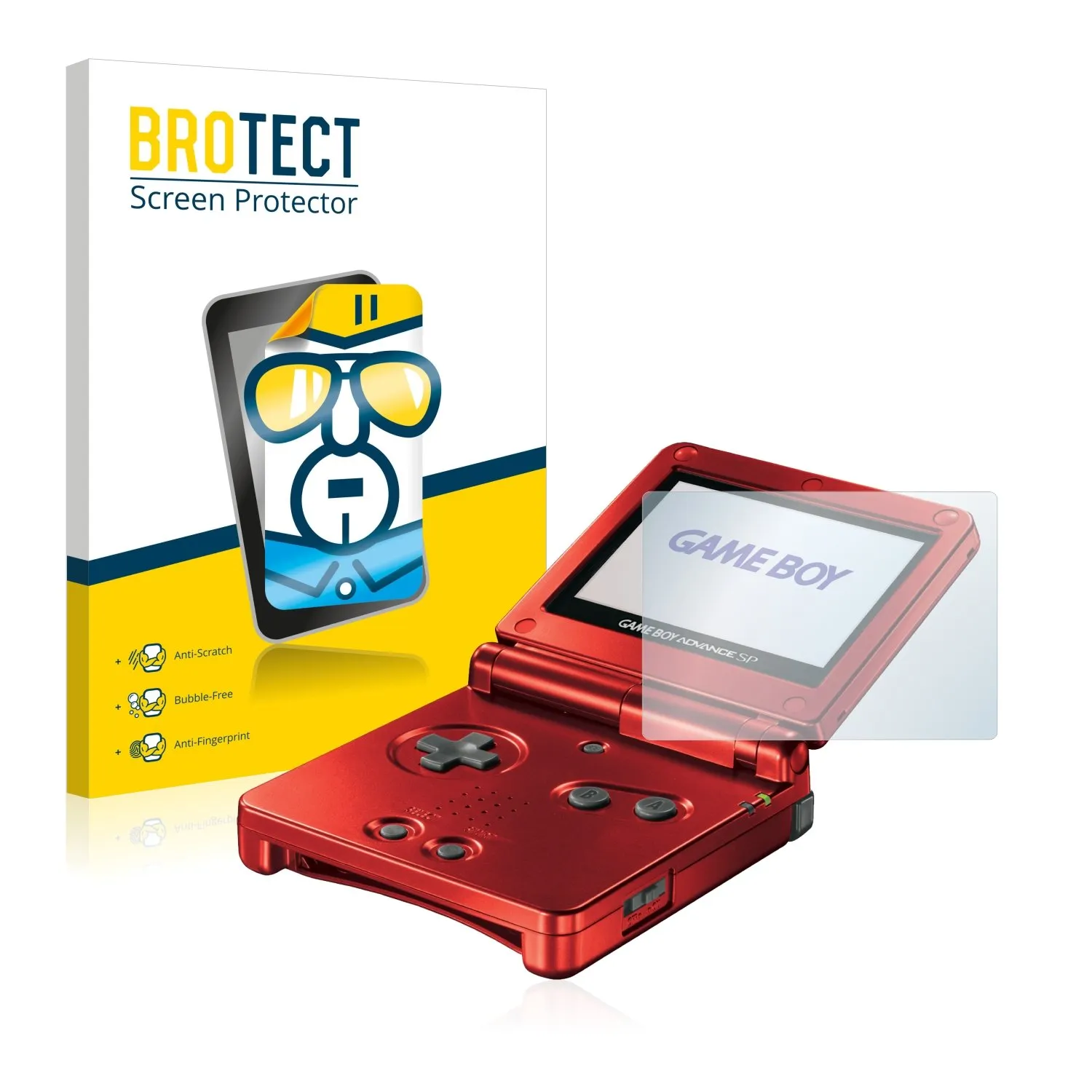 BROTECT Pellicola Protettiva per Nintendo Gameboy Advance GBA SP - immagine 1