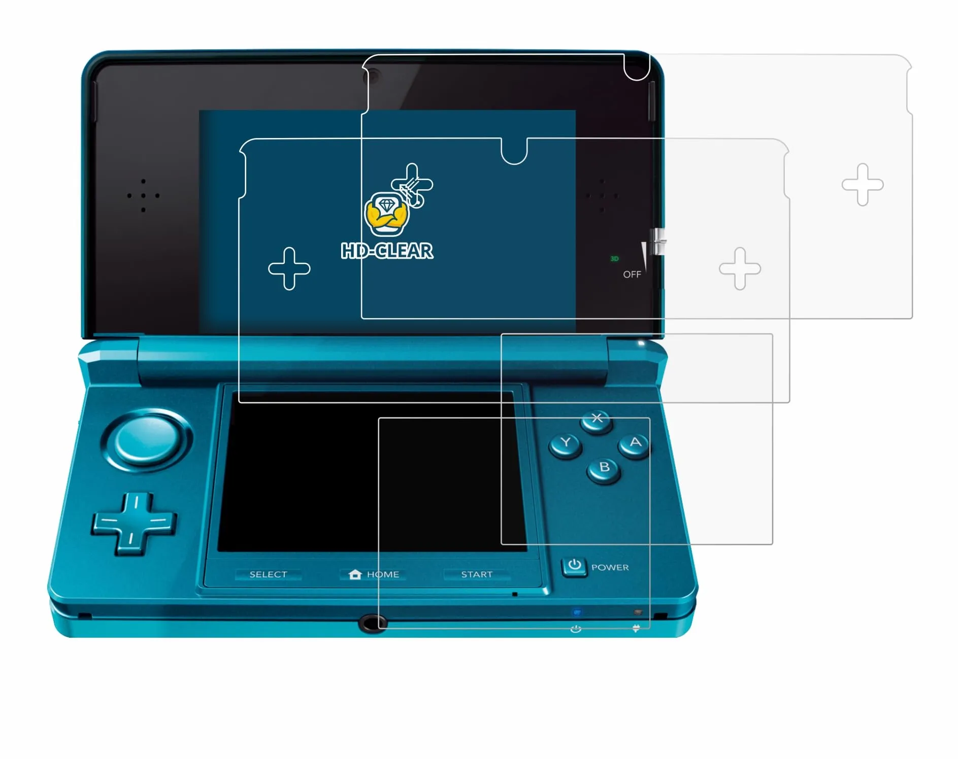 BROTECT Pellicola Protettiva per Nintendo 3DS - immagine 2