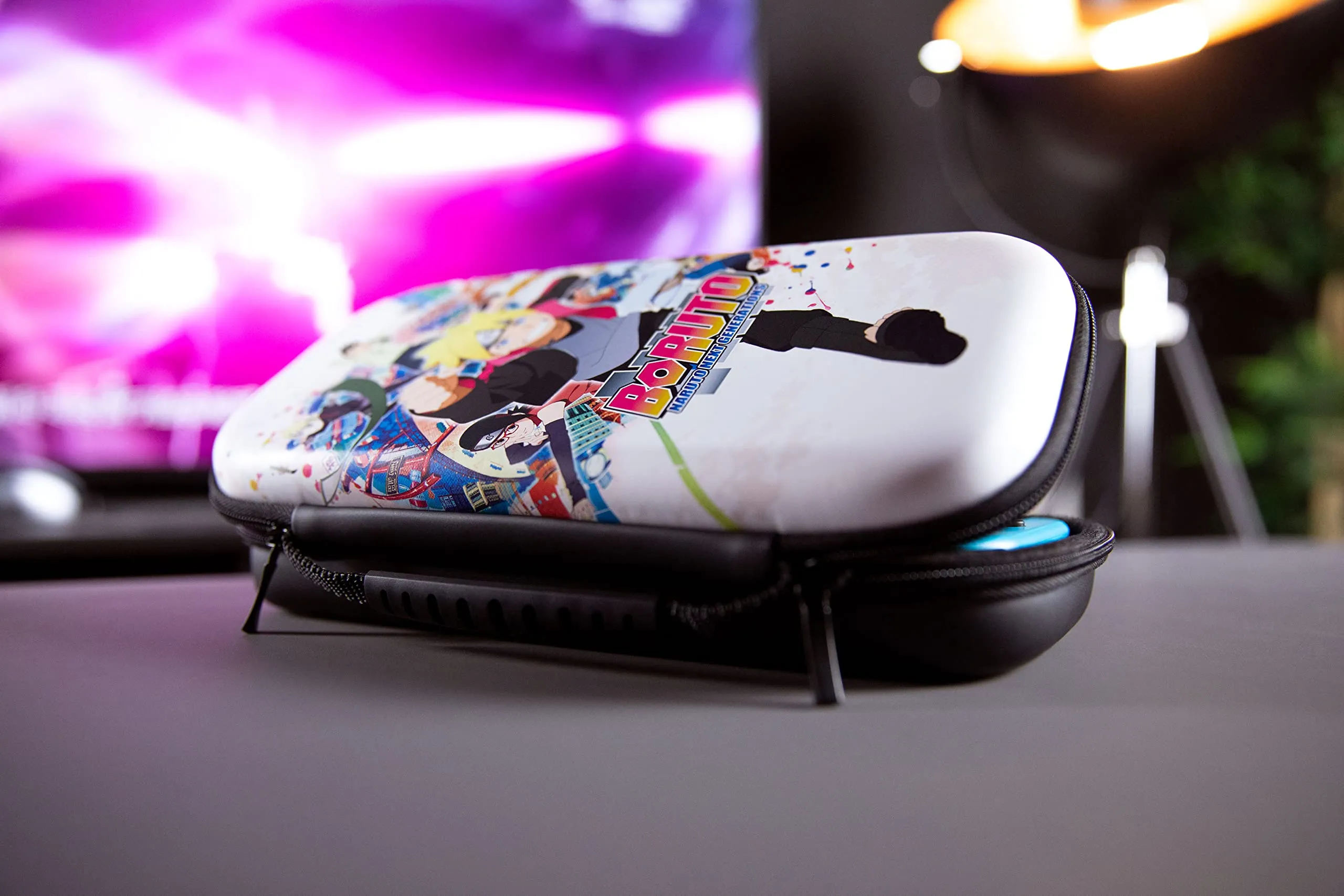 Konix Boruto Naruto Next Generations Custodia di protezione e trasporto per Nintendo Switch, Switch Lite y Switch OLED - Design Boruto Konoha - immagine 3