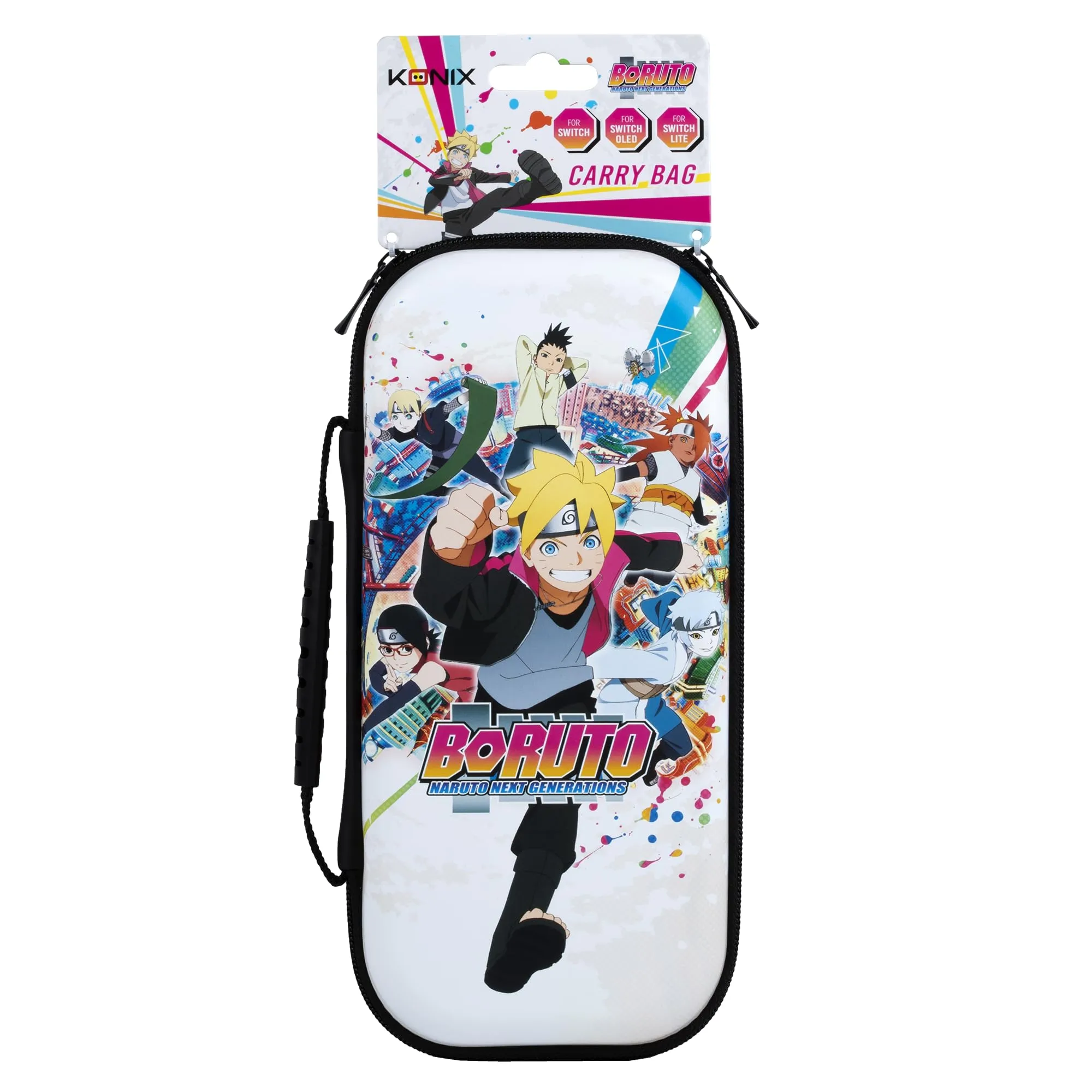 Konix Boruto Naruto Next Generations Custodia di protezione e trasporto per Nintendo Switch, Switch Lite y Switch OLED - Design Boruto Konoha - immagine 7
