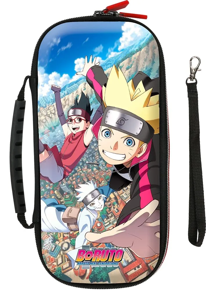 Konix Boruto Naruto Next Generations Custodia di protezione e trasporto per Nintendo Switch, Switch Lite e Switch OLED - Design Squadra 7 Konoha - immagine 1