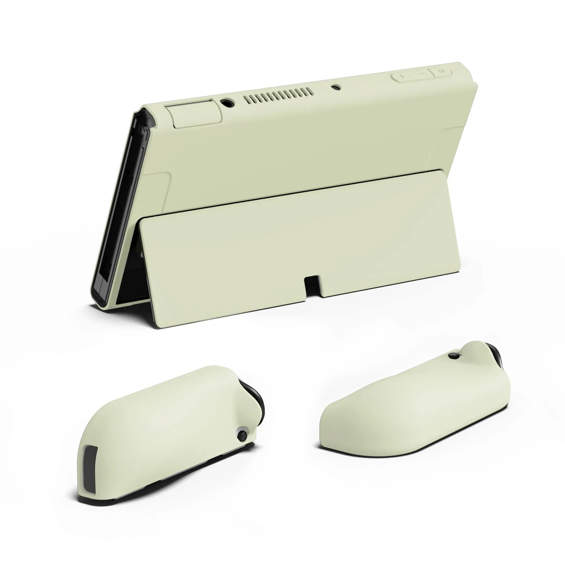 playvital Cover per Nintendo Switch OLED, Custodia Morbida TPU, Giallo - immagine 7