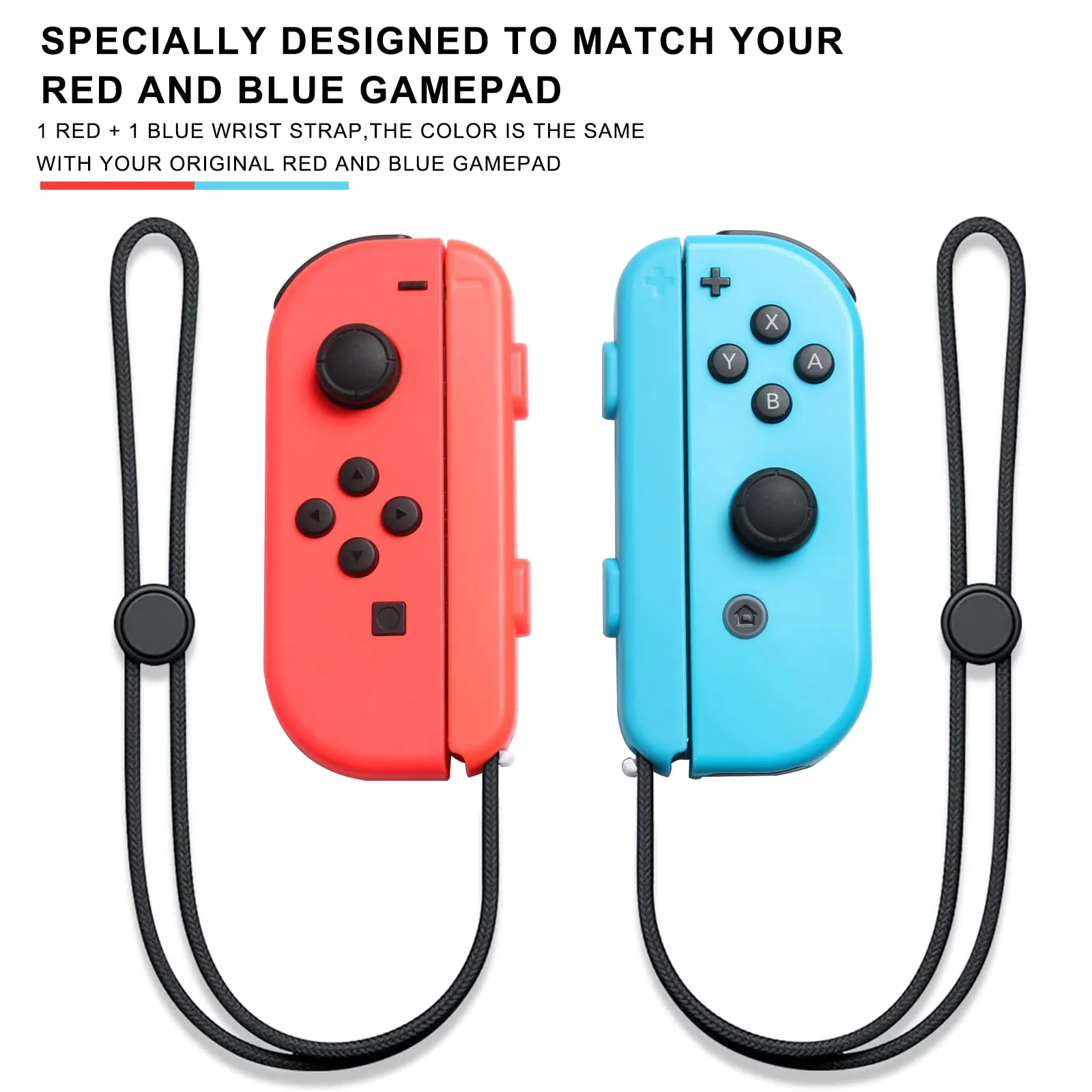 LICHIFIT 1 Paio di cordini per Cinturino da Polso Joy-con Gamepad con Blocco della Maniglia per Nintendo Switch Controllore - immagine 3