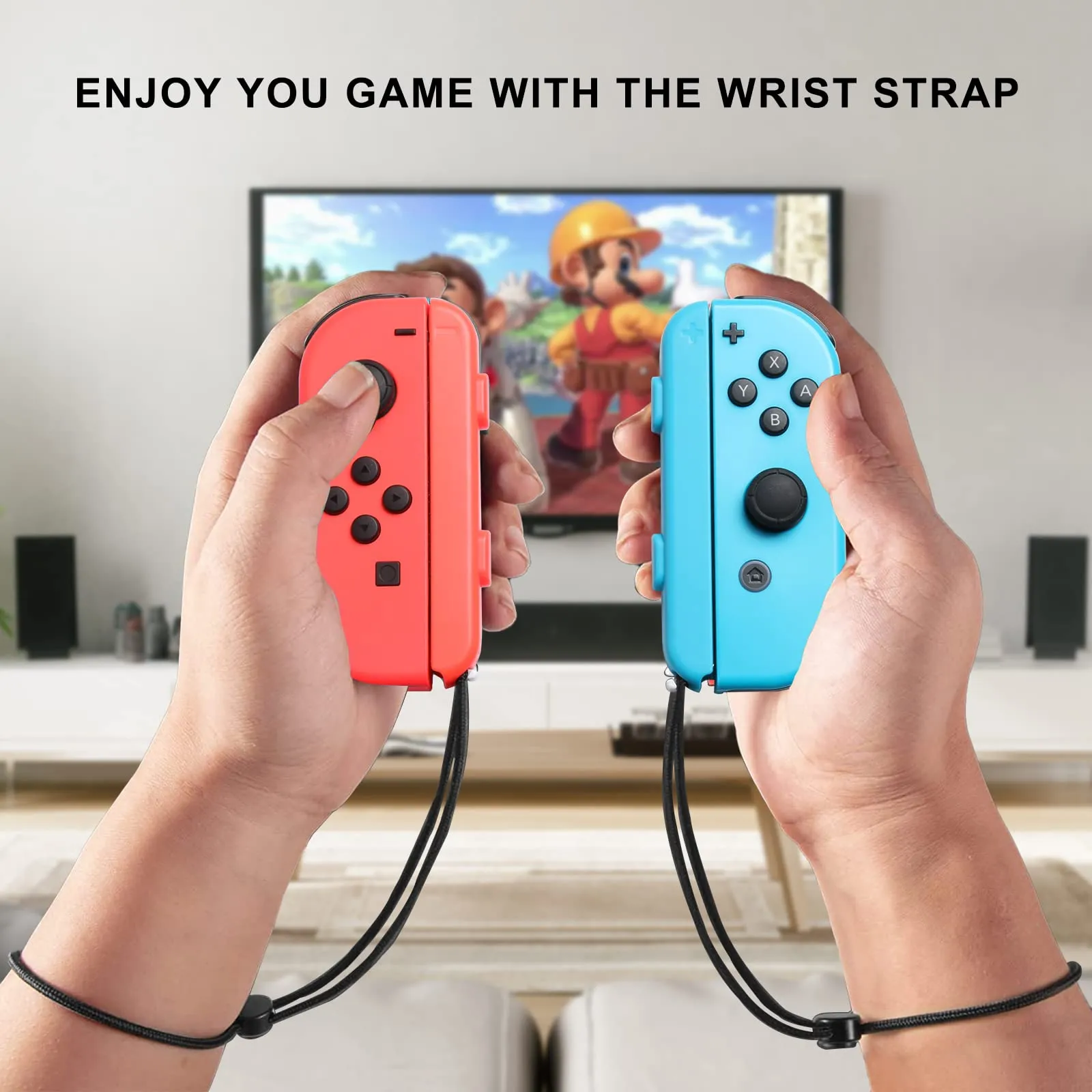 LICHIFIT 1 Paio di cordini per Cinturino da Polso Joy-con Gamepad con Blocco della Maniglia per Nintendo Switch Controllore - immagine 7