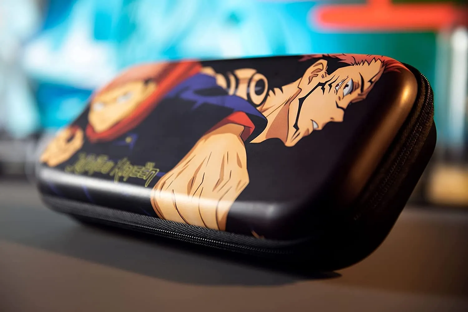 Konix Jujutsu Kaisen Custodia di protezione e trasporto Nintendo Switch, Switch Lite e Switch OLED - 8 giochi - Design Jujutsu Kaisen - Nero - immagine 6