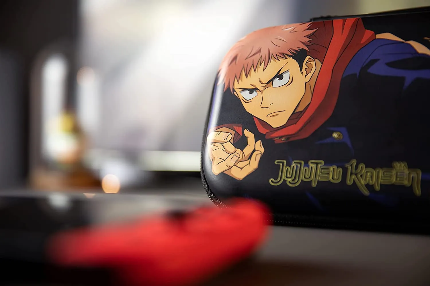 Konix Jujutsu Kaisen Custodia di protezione e trasporto Nintendo Switch, Switch Lite e Switch OLED - 8 giochi - Design Jujutsu Kaisen - Nero - immagine 8