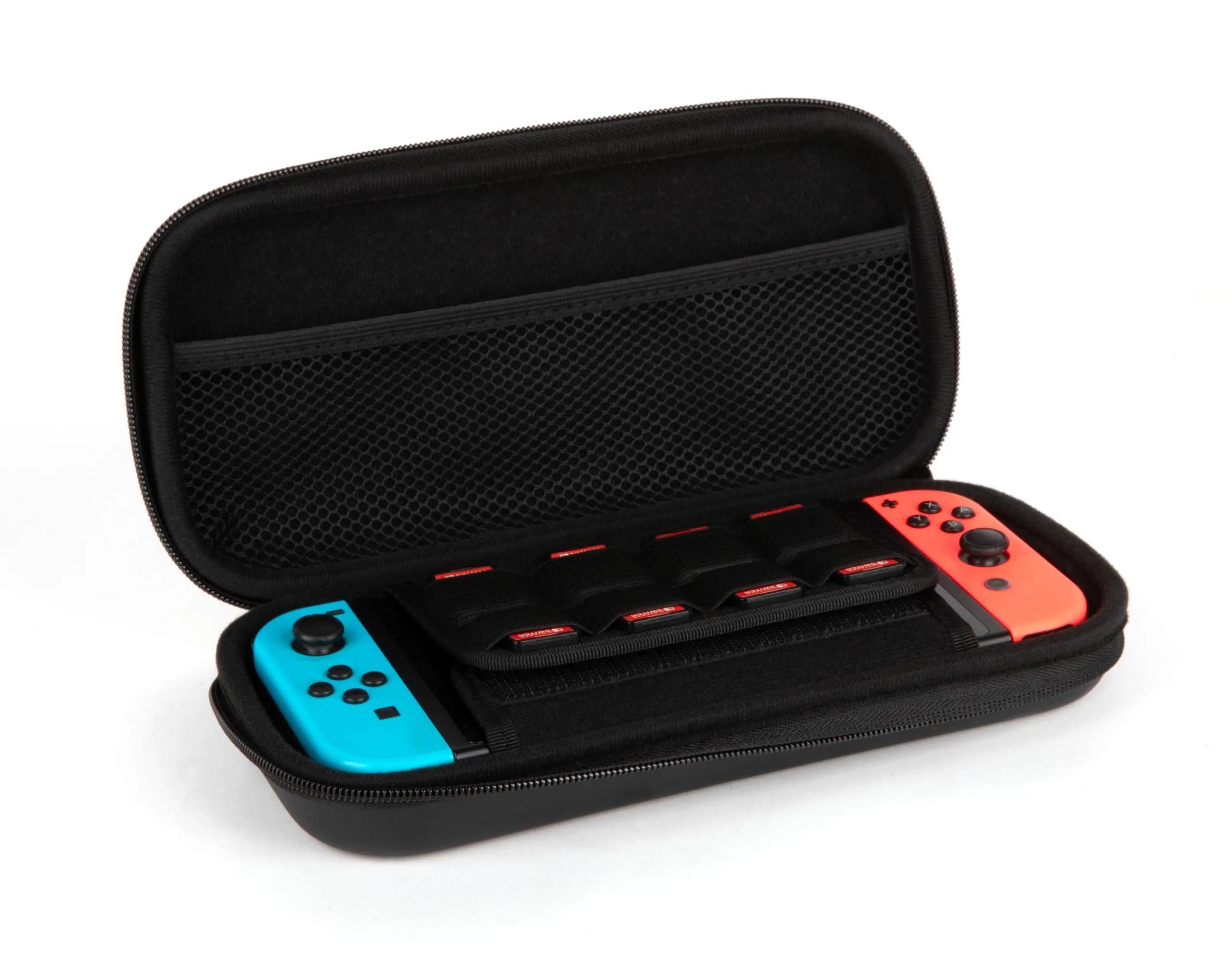 Konix Mythics Custodia di protezione e trasporto per Nintendo Switch, Switch Lite e Switch OLED - Alloggio 8 giochi - Design gatti e pianoforte - immagine 3