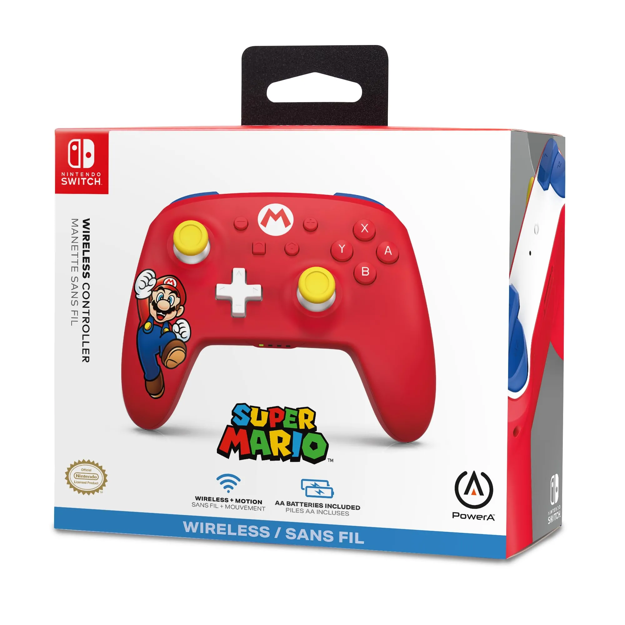Manette sans fil à piles PowerA Mario Joy pour Nintendo Switch - immagine 8