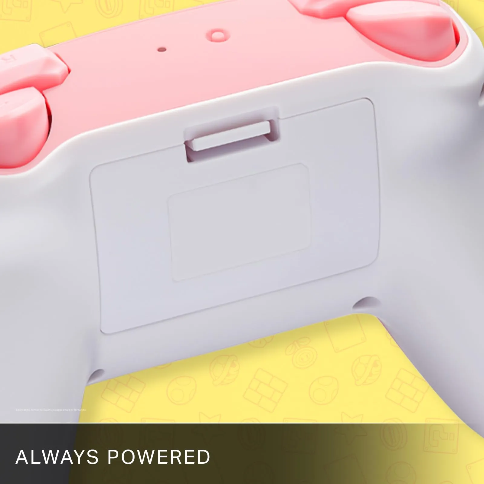 Controller Senza Fili PowerA per Nintendo Switch - Princess Peach Rosa, Modello OLED, Lite, Gamepad, Bluetooth, Comandi di Movimento, Licenza Ufficiale - immagine 3