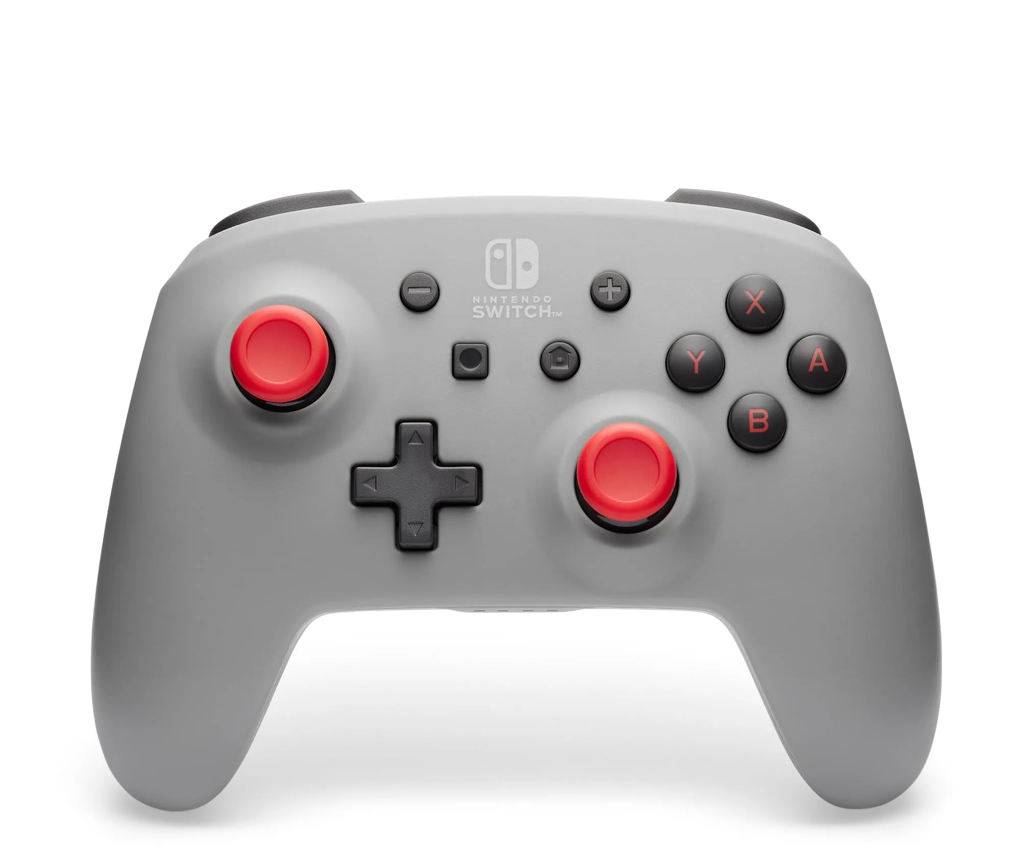 Controller senza fili PowerA per Nintendo Switch - Grigio retrò, Nintendo Switch modello OLED, Nintendo Switch Lite, gamepad, controller, controller bluetooth, comandi di movimento, licenza ufficiale - immagine 1