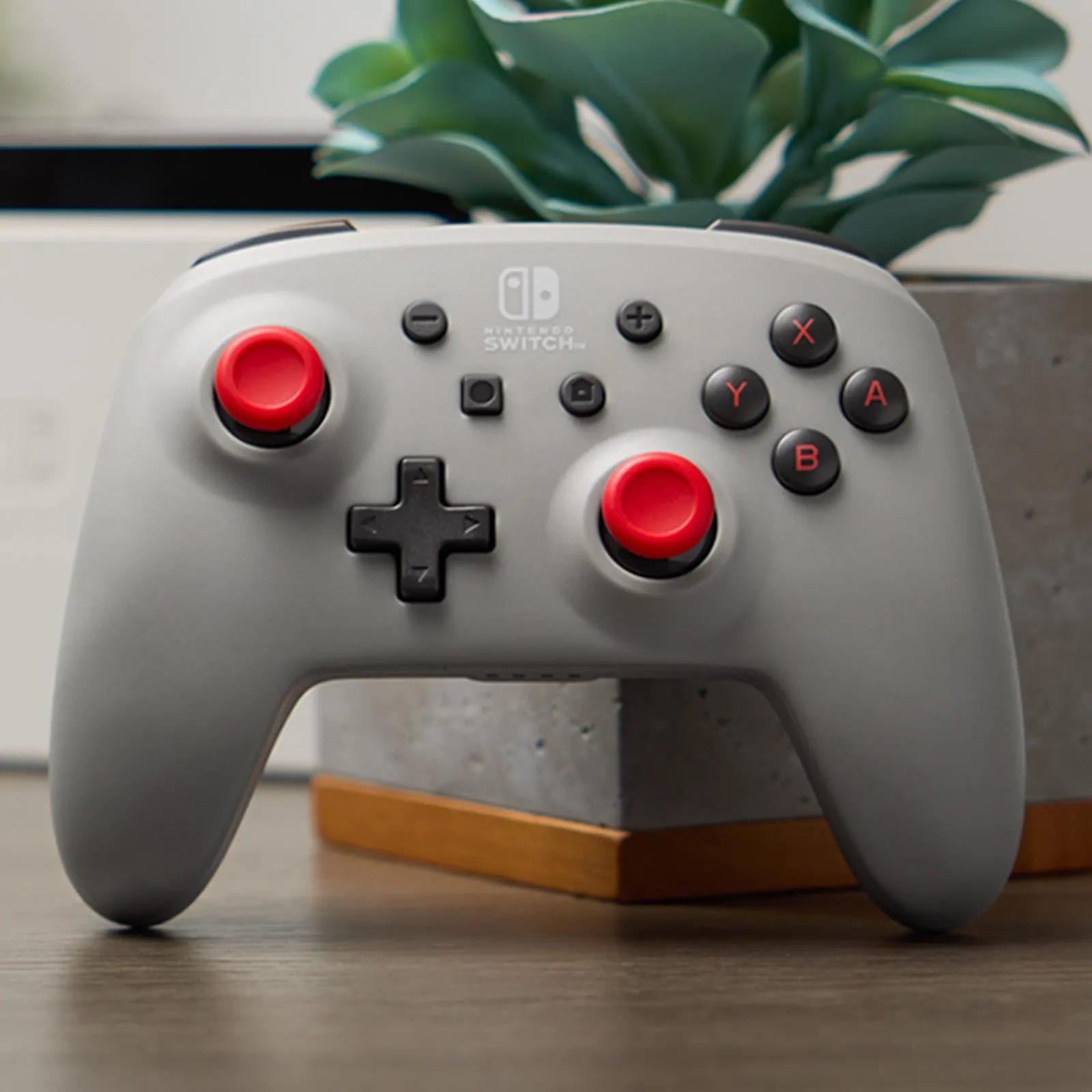 Controller senza fili PowerA per Nintendo Switch - Grigio retrò, Nintendo Switch modello OLED, Nintendo Switch Lite, gamepad, controller, controller bluetooth, comandi di movimento, licenza ufficiale - immagine 7